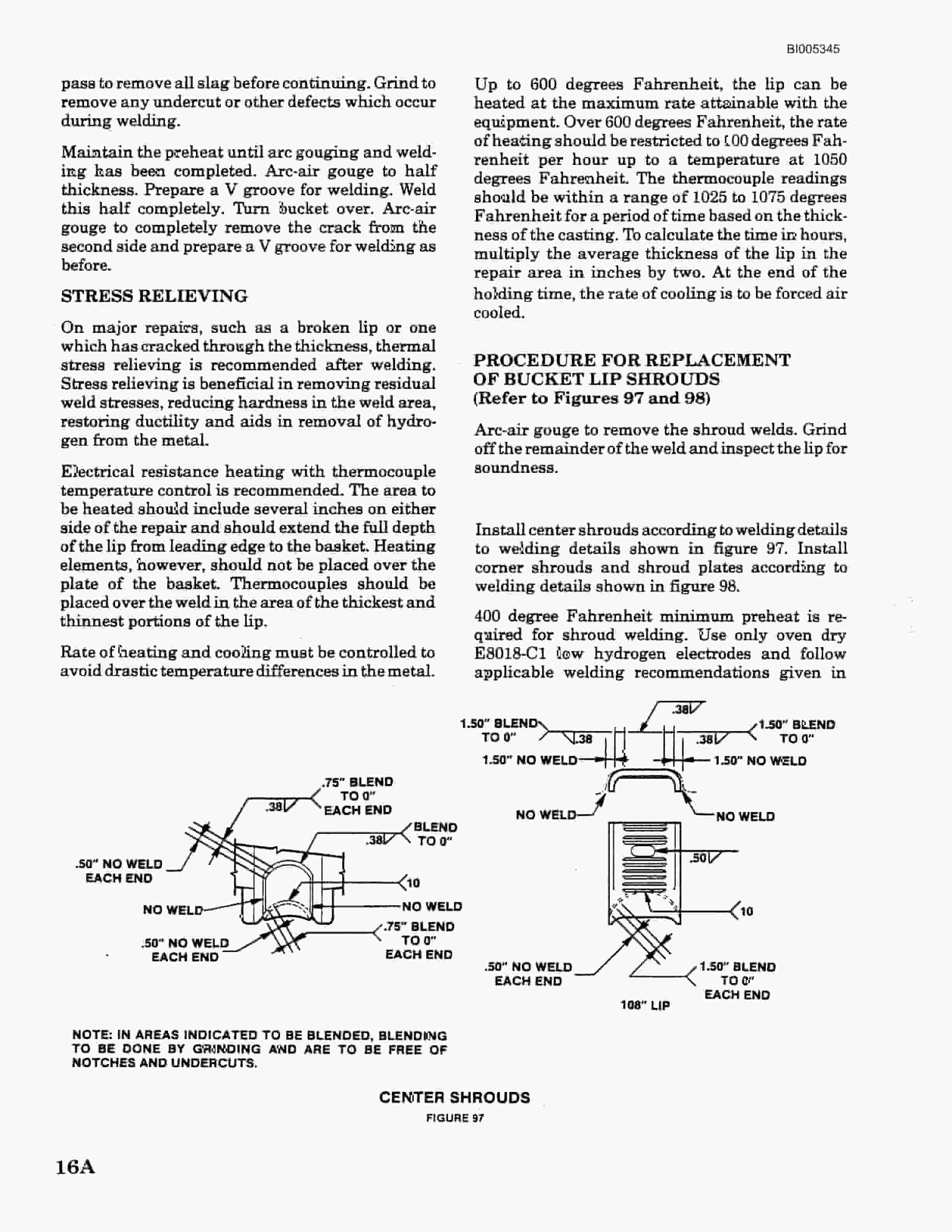 Bucyrus 680W Walking Dragline Technical Manual BI005345-5