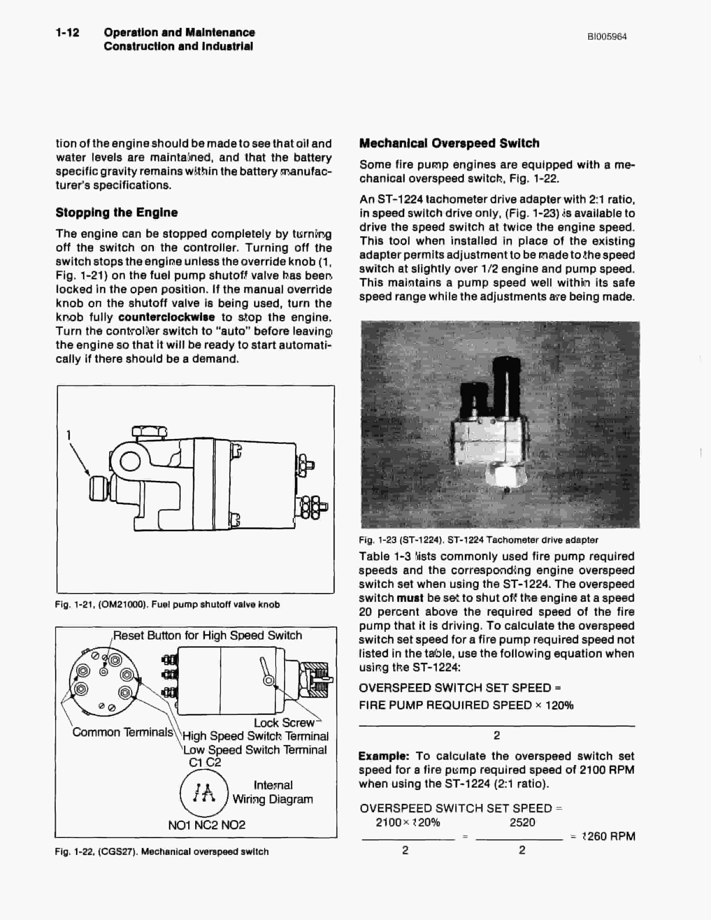 Bucyrus 7250 Walking Dragline Technical Manual BI005964-5