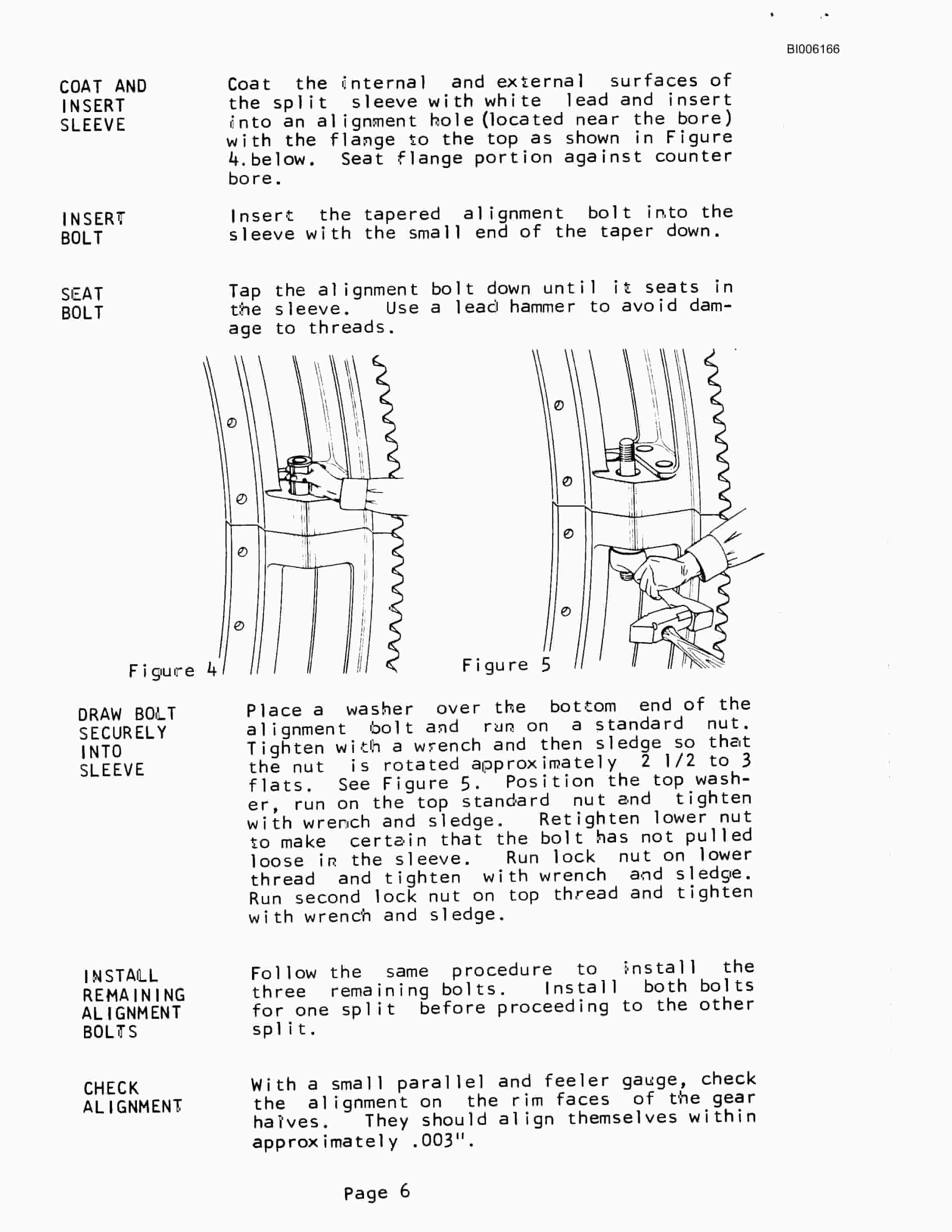 Bucyrus 7400 Dragline Technical Manual BI006166-4