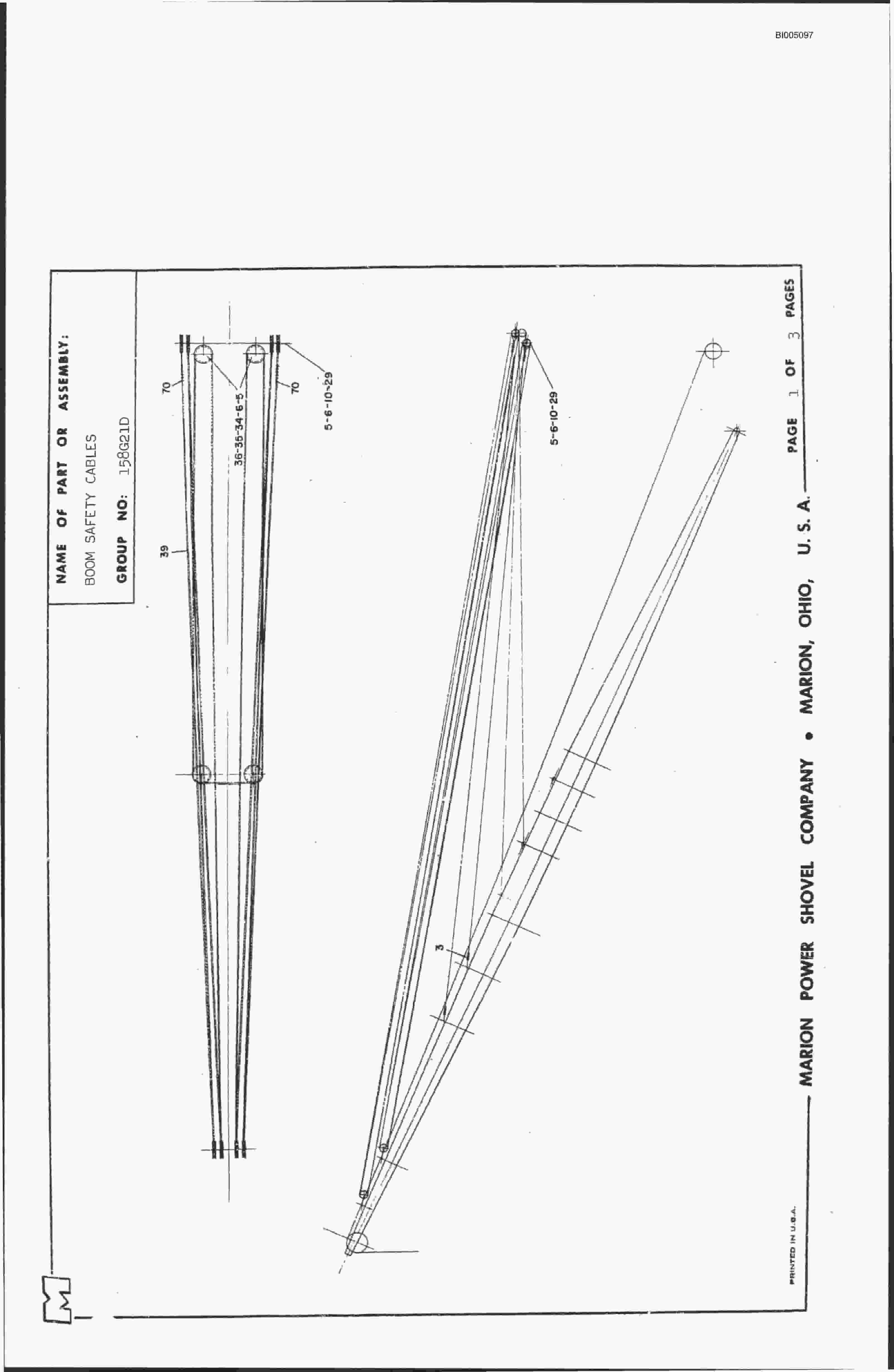 Bucyrus 7400 Parts Catalog BI005097-3