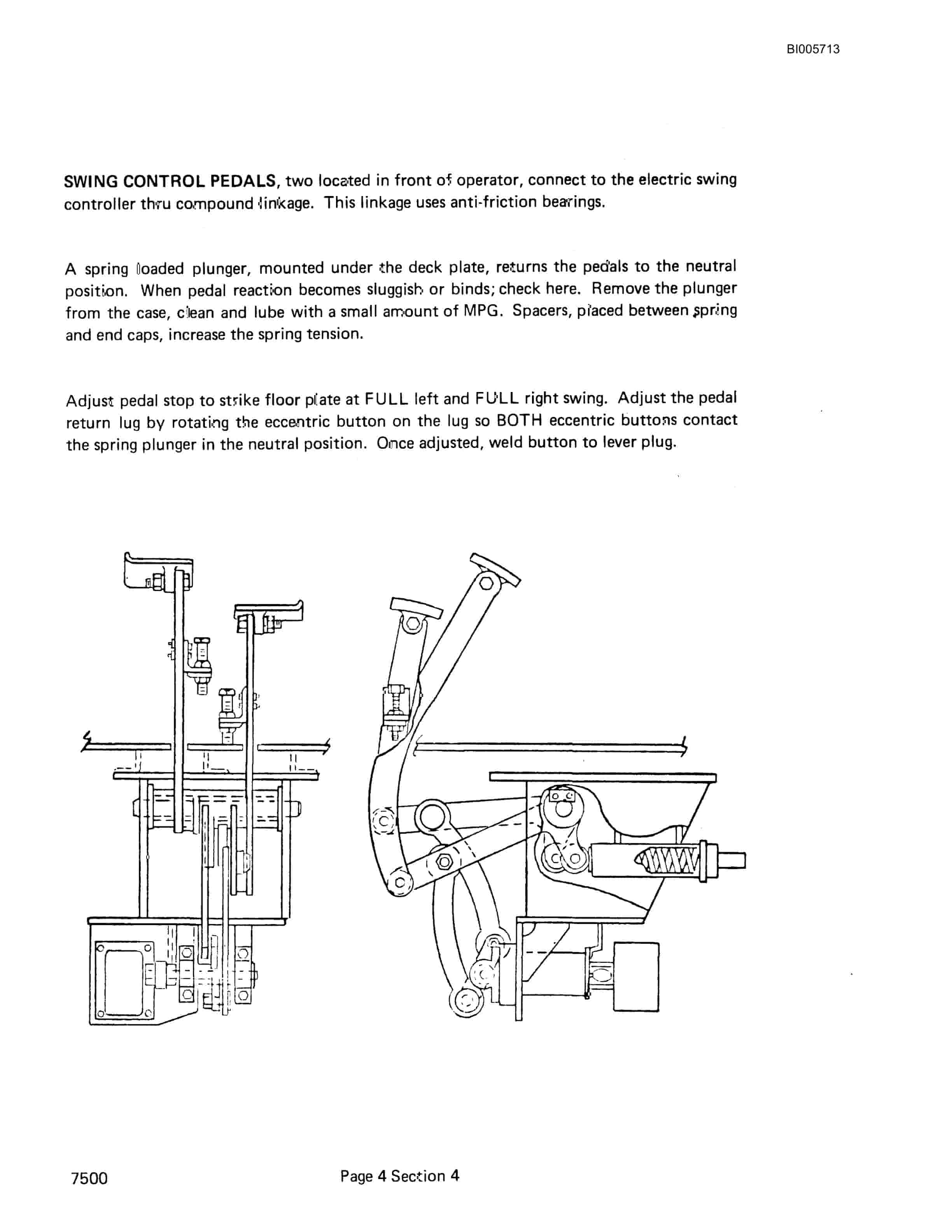 Bucyrus 7500 Dragline Technical Manual BI005713-4