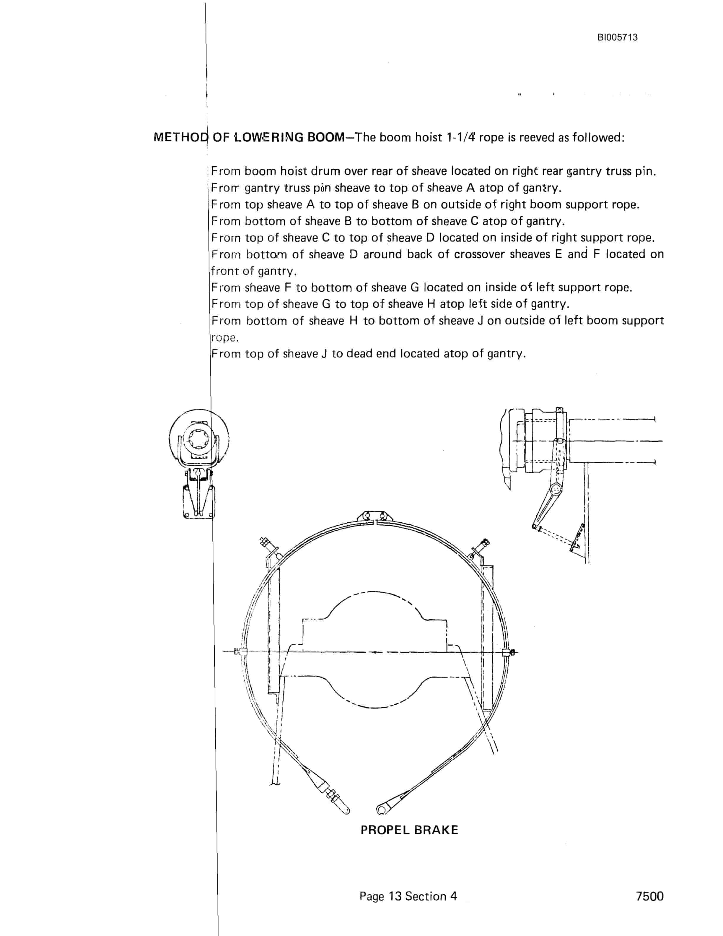 Bucyrus 7500 Dragline Technical Manual BI005713-5