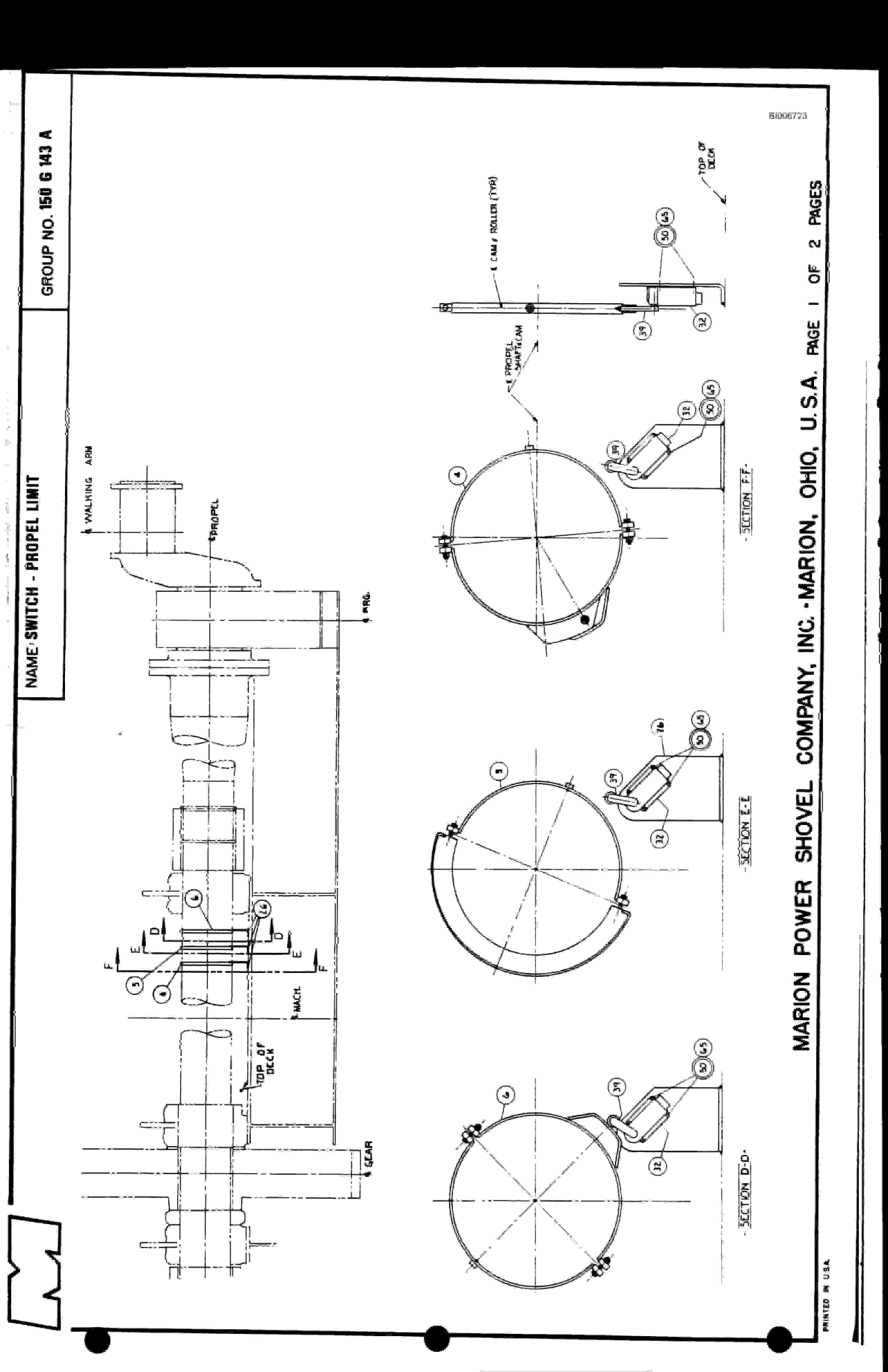 Bucyrus 7500 Parts Catalog BI006723-4