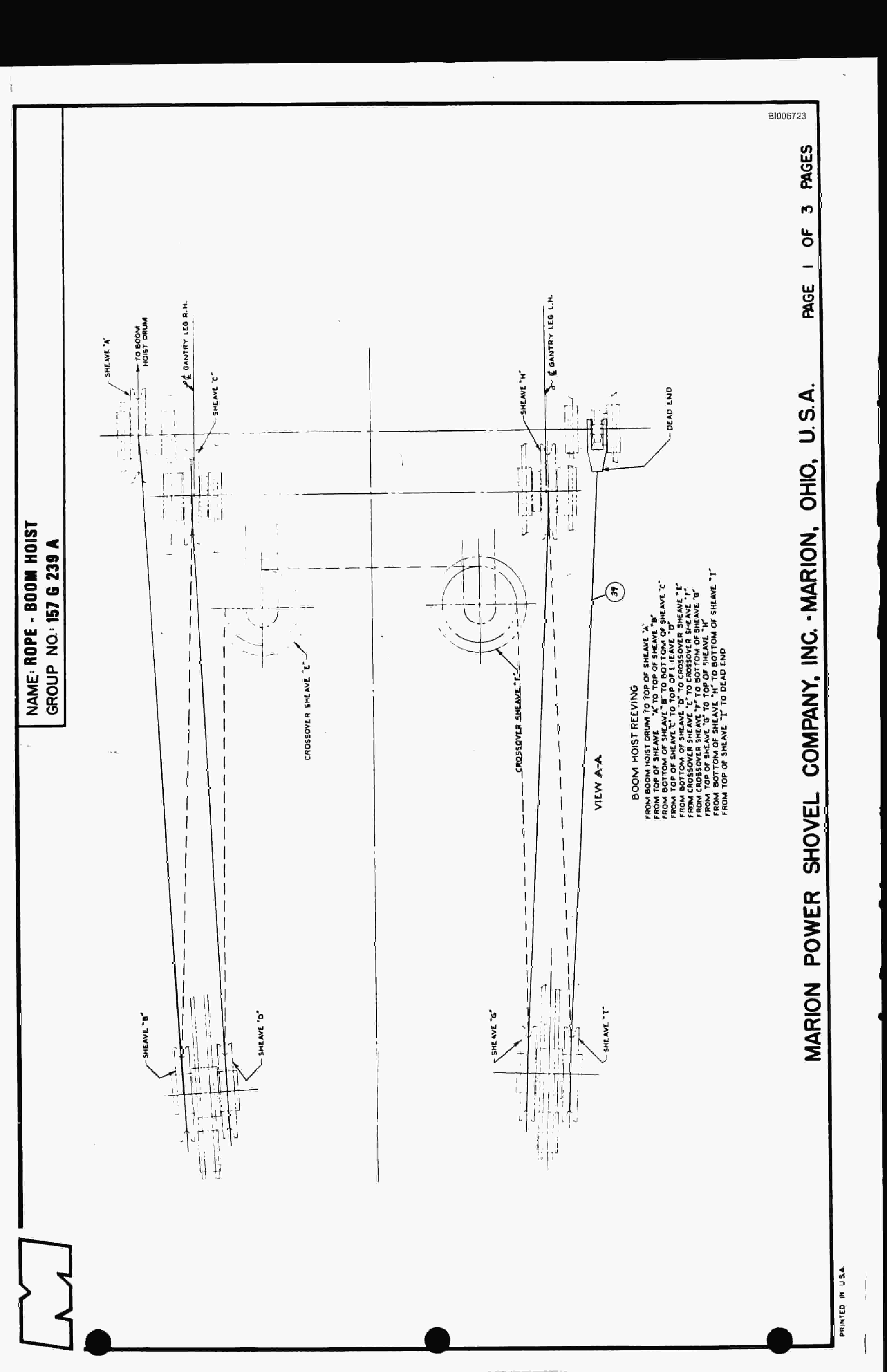 Bucyrus 7500 Parts Catalog BI006723-5