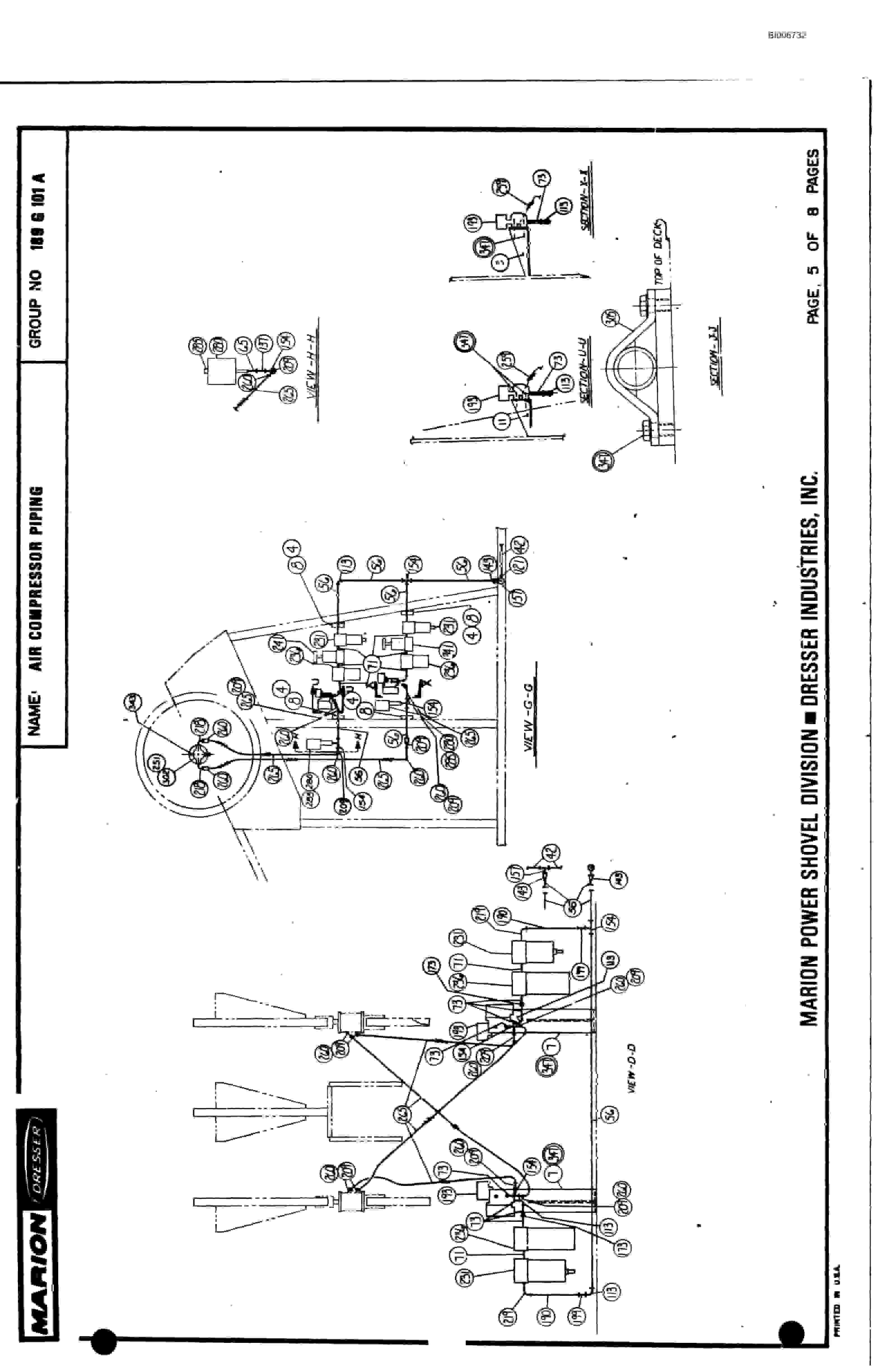 Bucyrus 7500 Parts Catalog BI006732-3