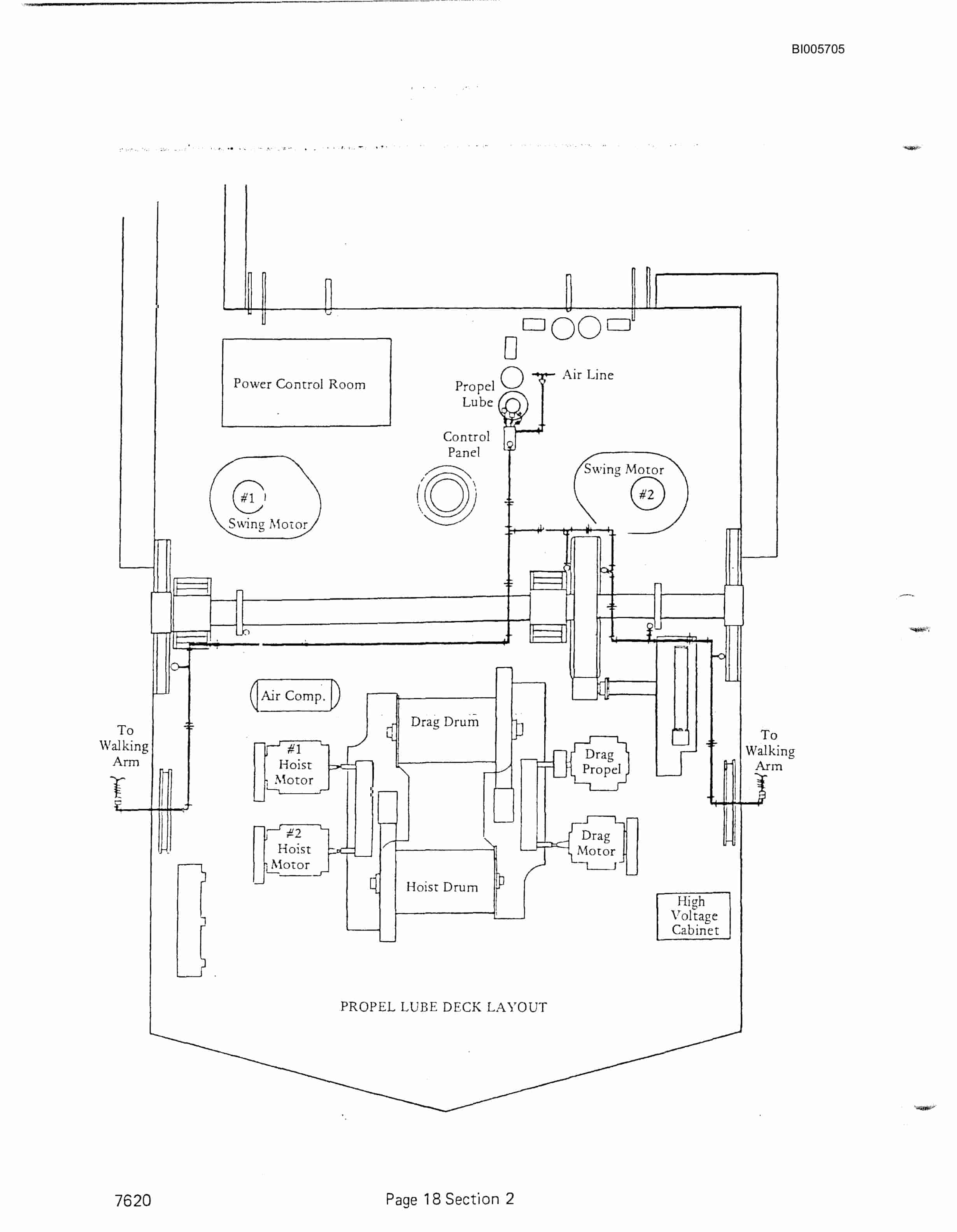 Bucyrus 7620 Dragline Technical Manual BI005705-3