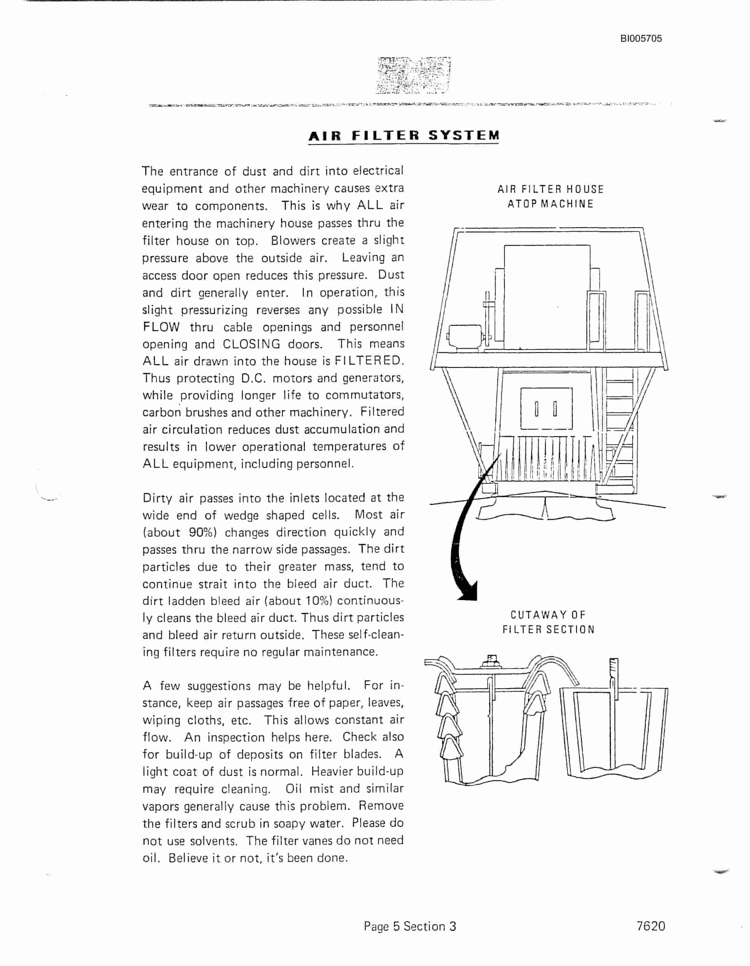 Bucyrus 7620 Dragline Technical Manual BI005705-4