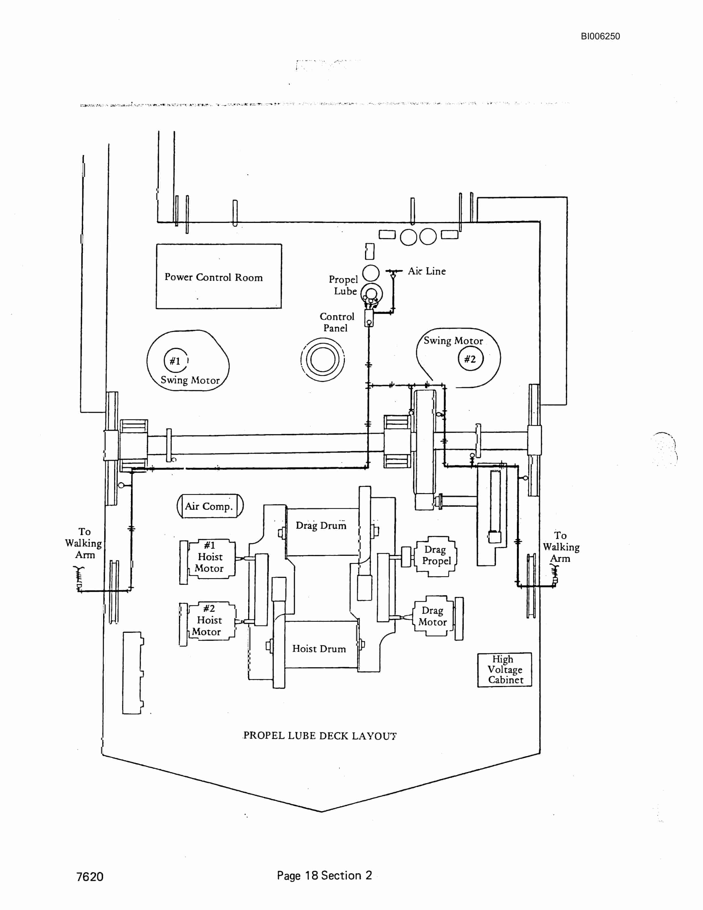 Bucyrus 7620 Dragline Technical Manual BI006250-3