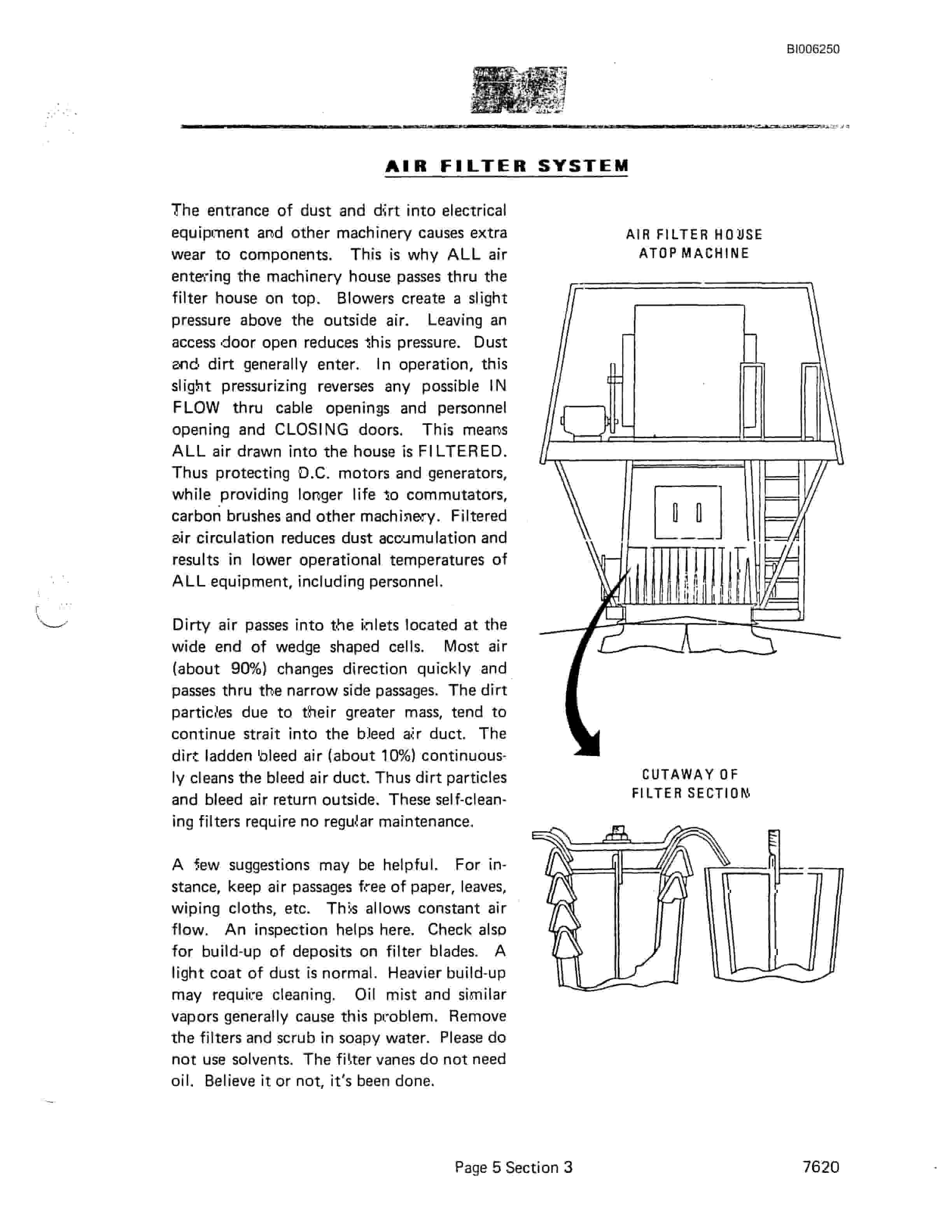 Bucyrus 7620 Dragline Technical Manual BI006250-4