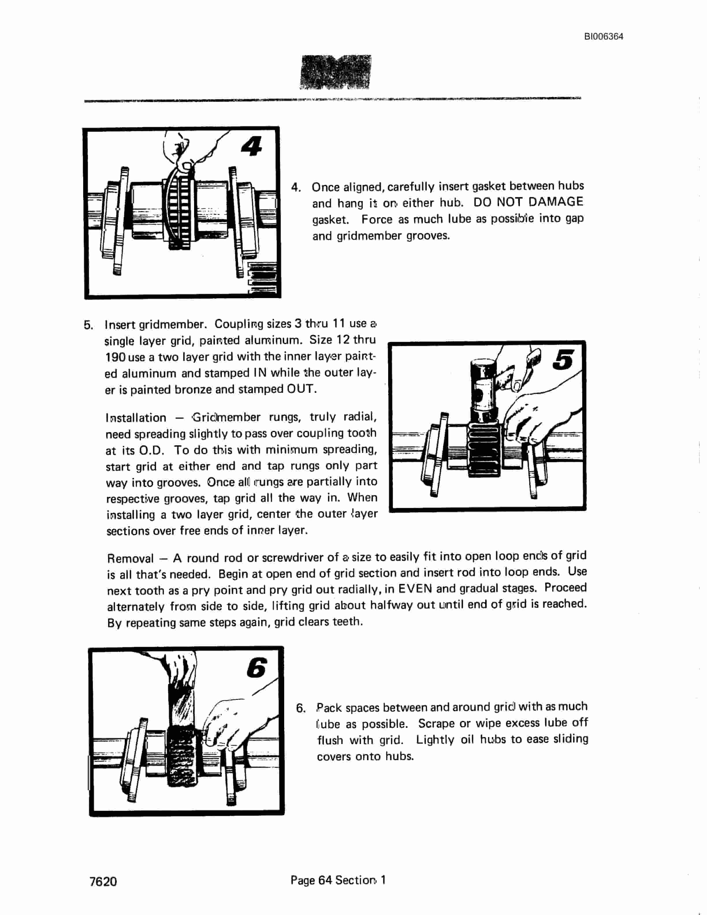 Bucyrus 7620 Dragline Technical Manual BI006364-2