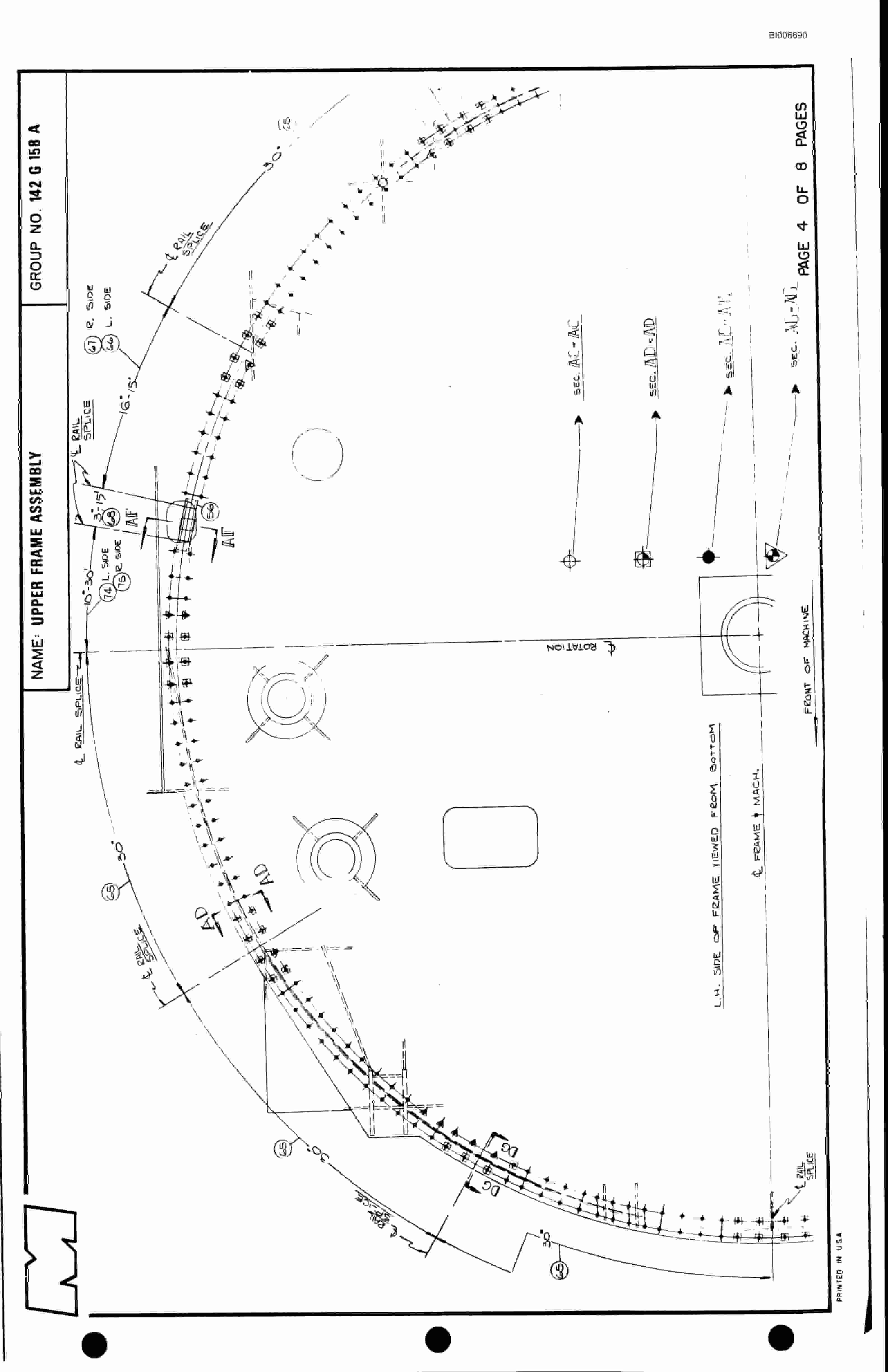 Bucyrus 7820 Parts Catalog BI006690-2