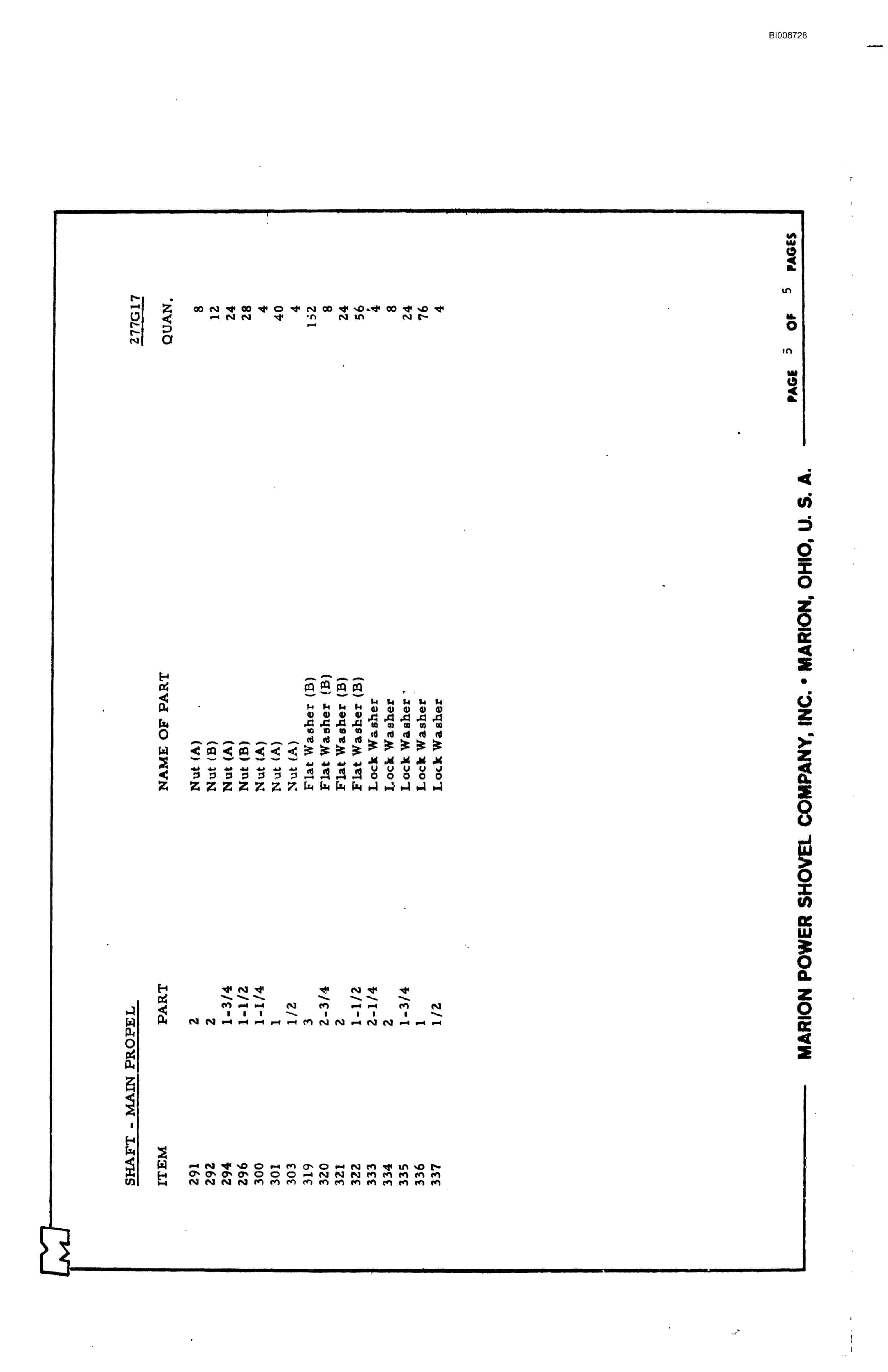 Bucyrus 7820 Technical Manual BI006728-5