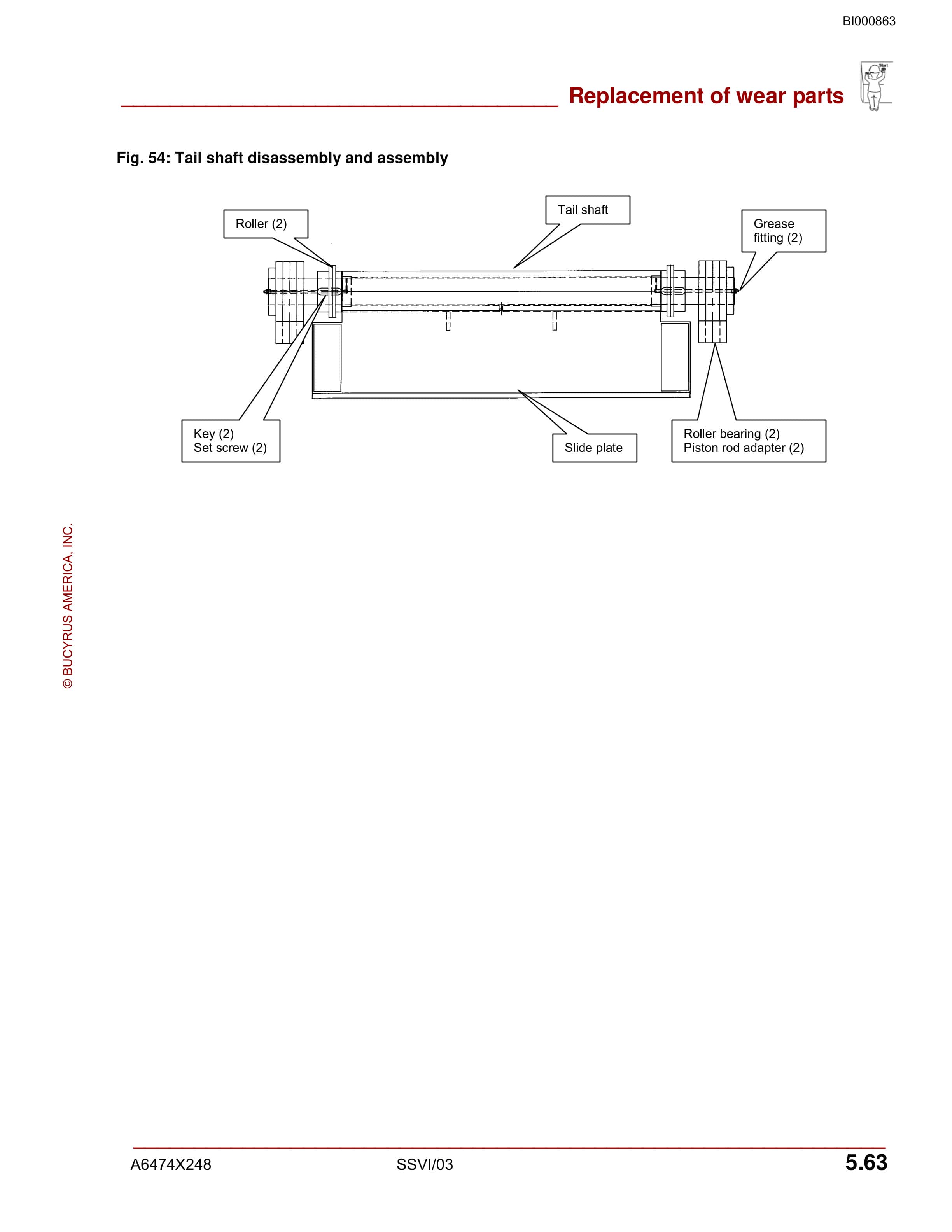 Bucyrus 7MFBH-48A Feeder Breaker Operation Manual BI000863-3