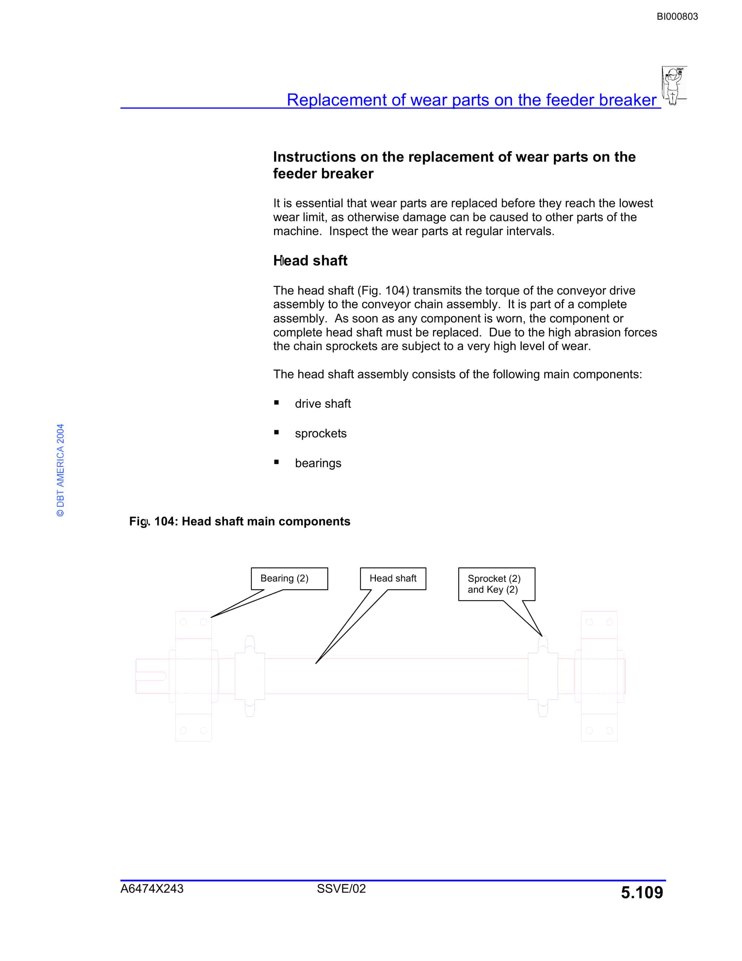 Bucyrus 7MFBM-48A-DD Feeder Breaker Technical Manual BI000803-3