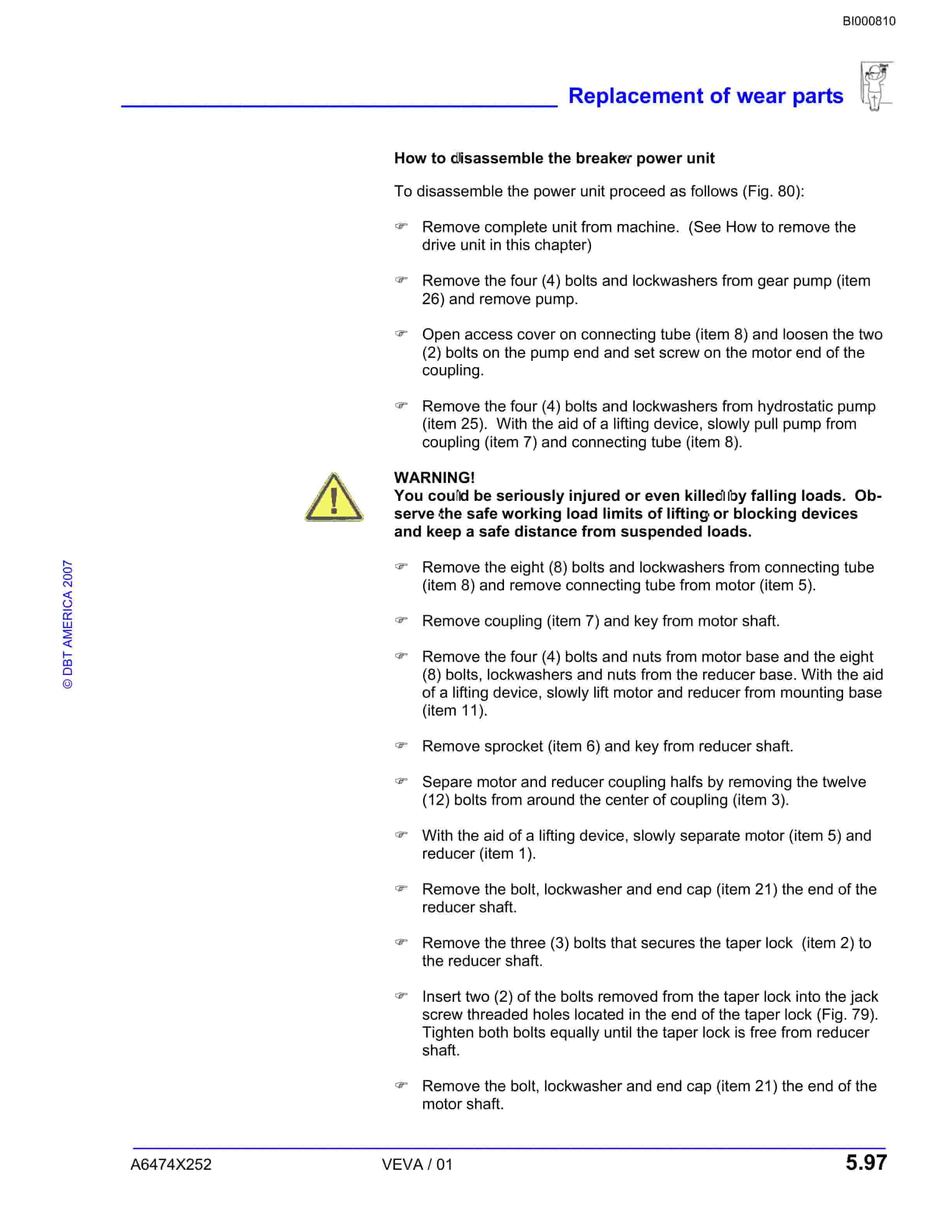 Bucyrus 7MFBM-48A Feeder Breaker Technical Manual BI000810-4