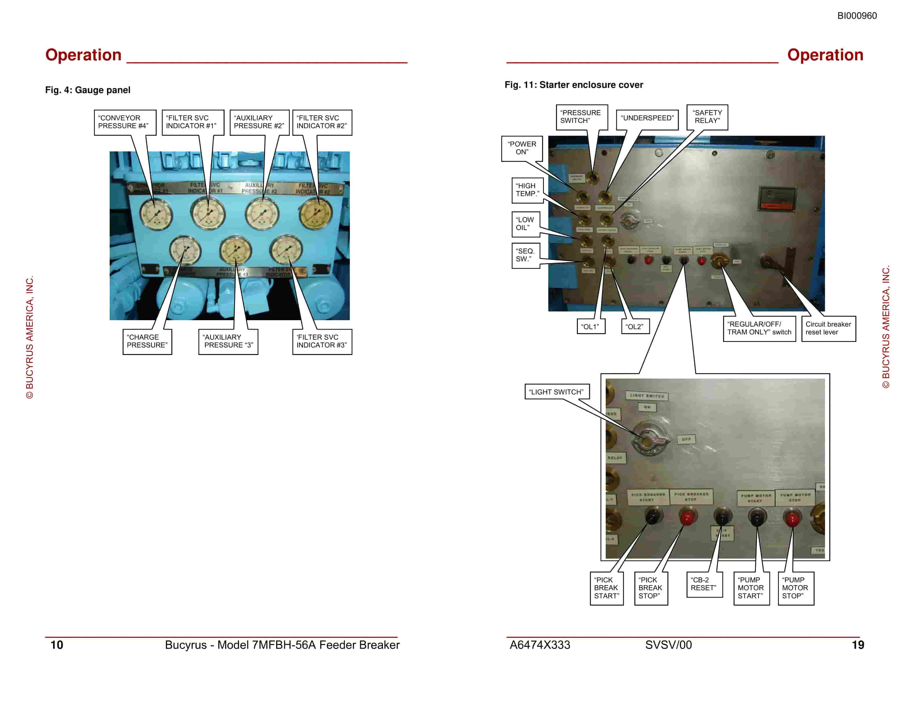 Bucyrus 7MFGHM-48DD Feeder Breaker General Start-up And Operating Instructions BI000960-4