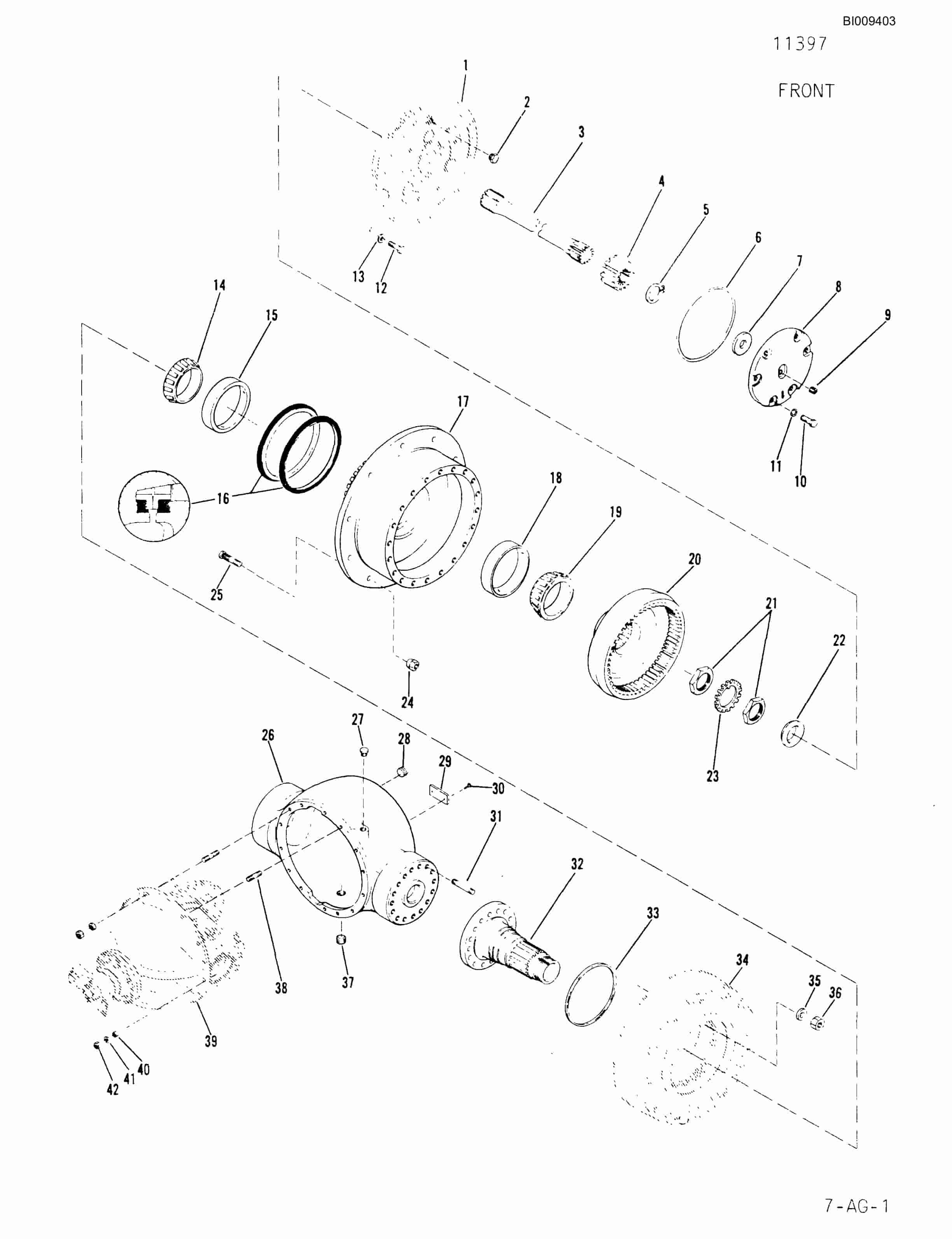 Bucyrus 800 DJC-GD Parts Catalog BI009403-3