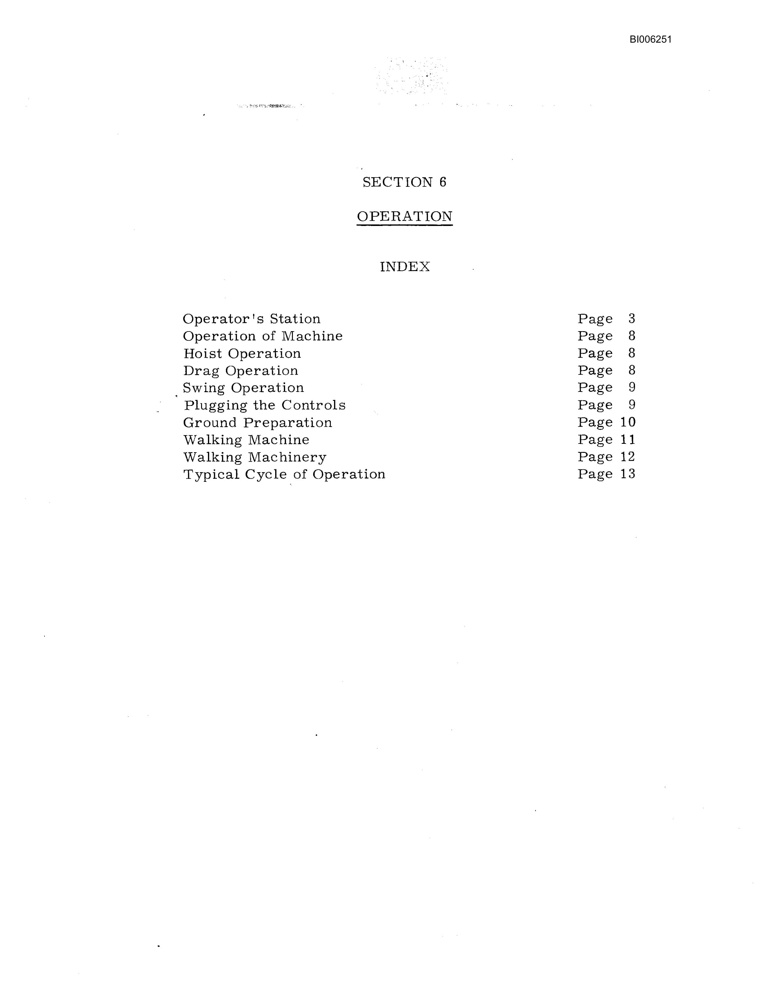 Bucyrus 8050 Dragline Technical Manual BI006251-5