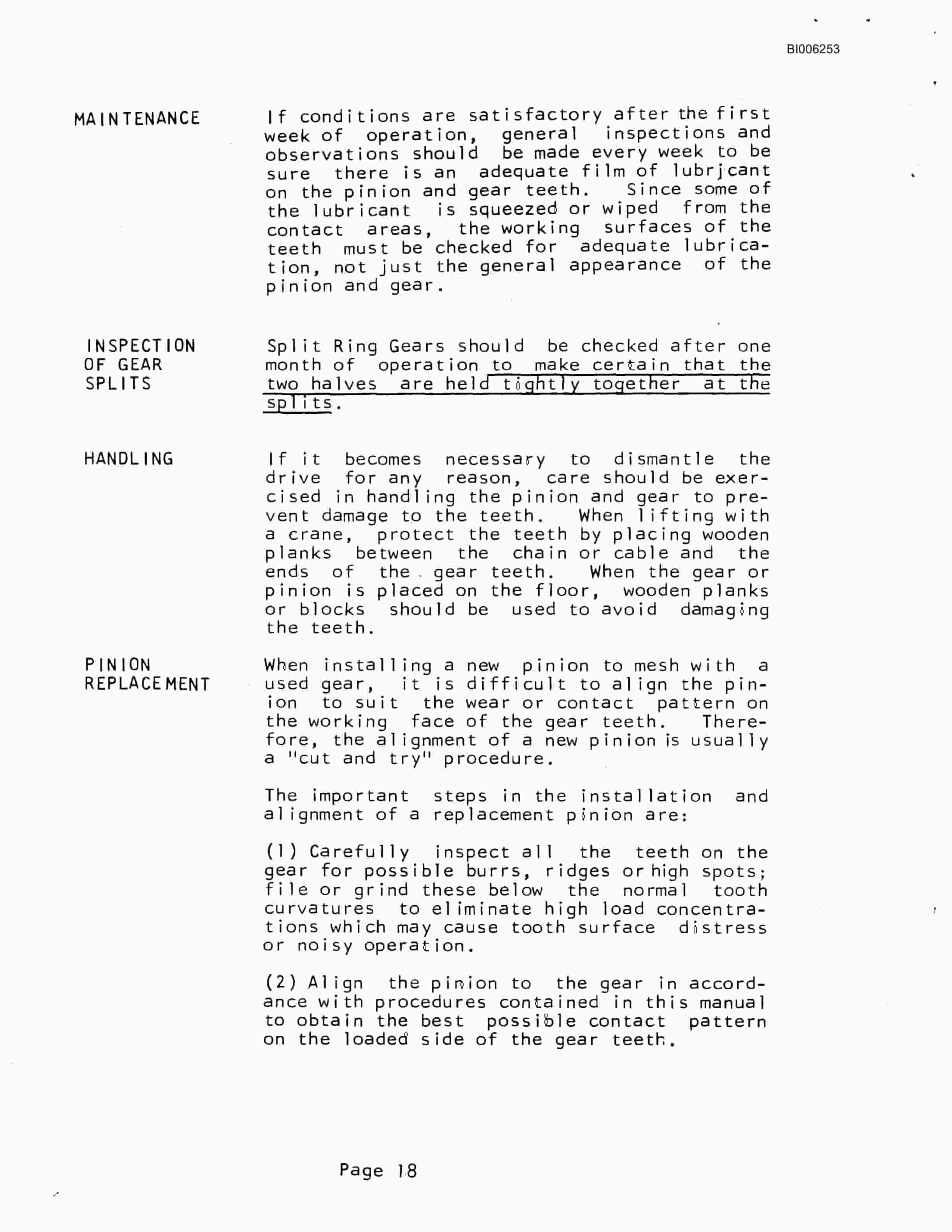 Bucyrus 8050 Dragline Technical Manual BI006253-5
