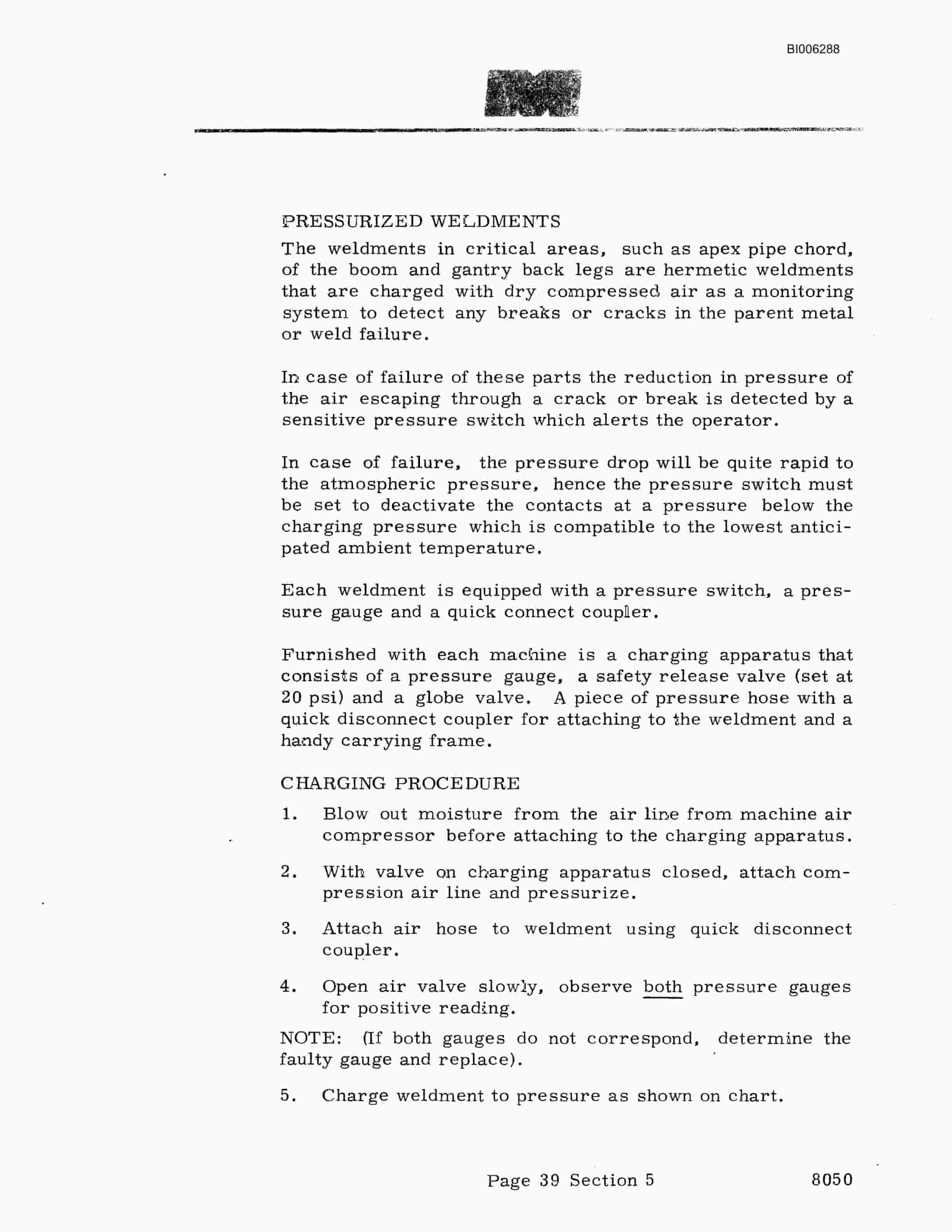 Bucyrus 8050 Dragline Technical Manual BI006288-2