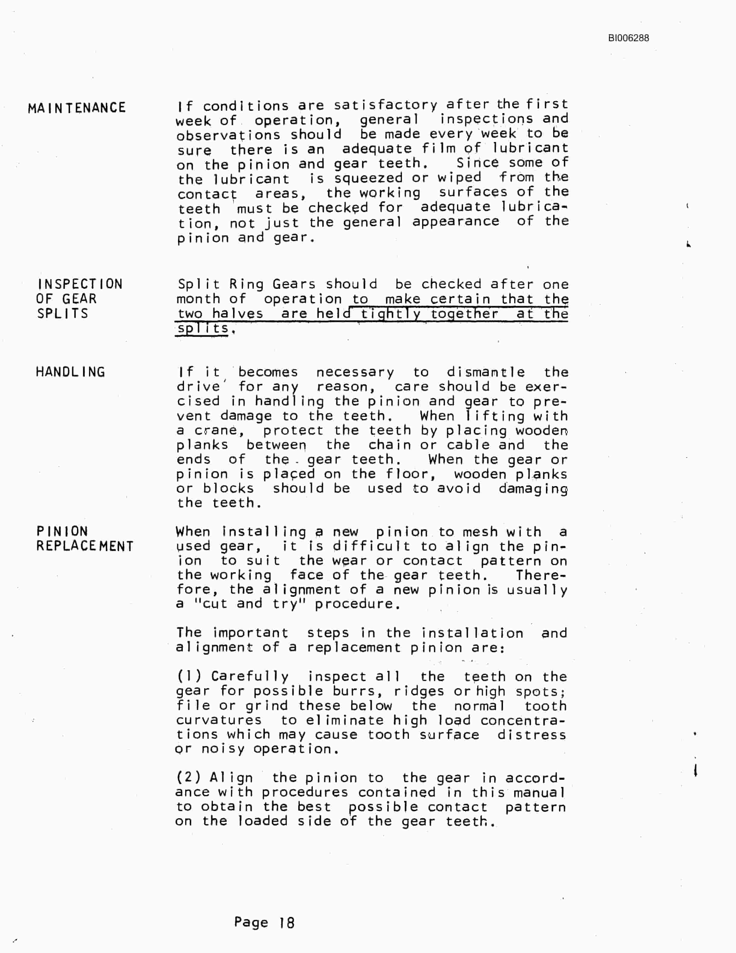 Bucyrus 8050 Dragline Technical Manual BI006288-5