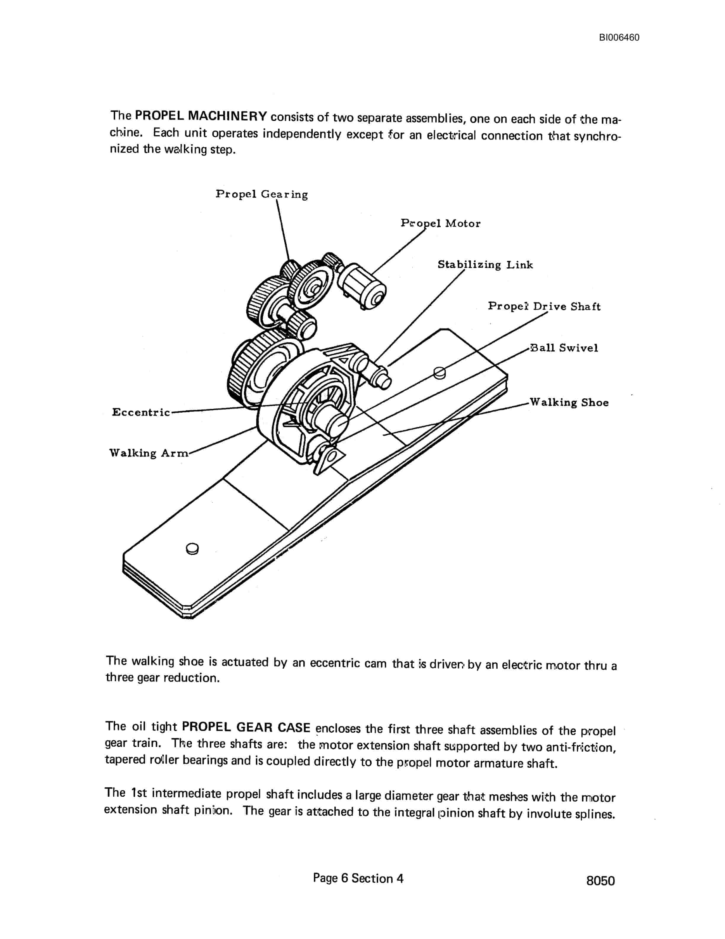 Bucyrus 8050 Dragline Technical Manual BI006460-4