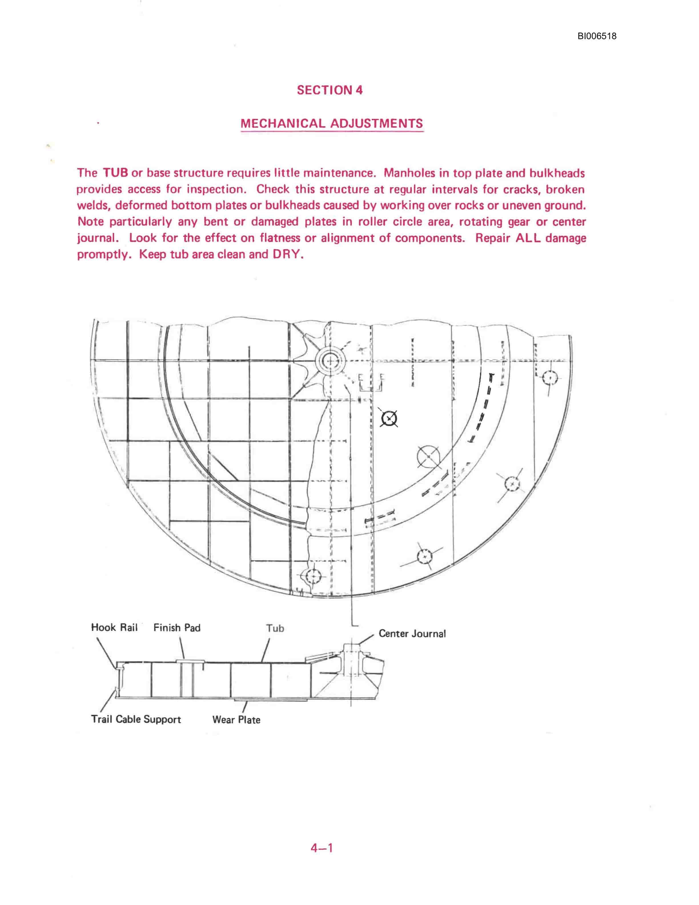 Bucyrus 8050 Dragline Technical Manual BI006518-4