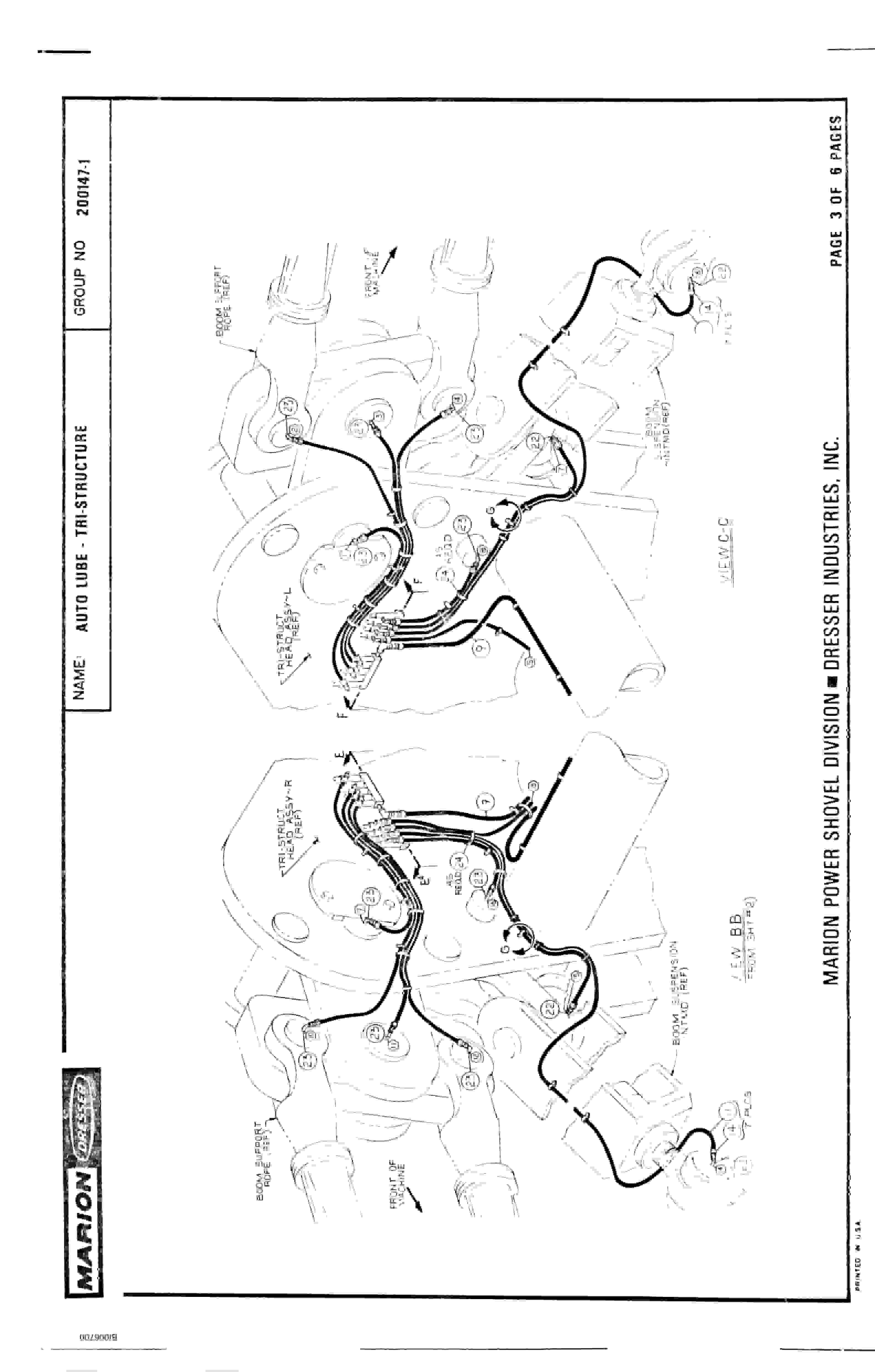 Bucyrus 8050 Parts Catalog BI006700-2