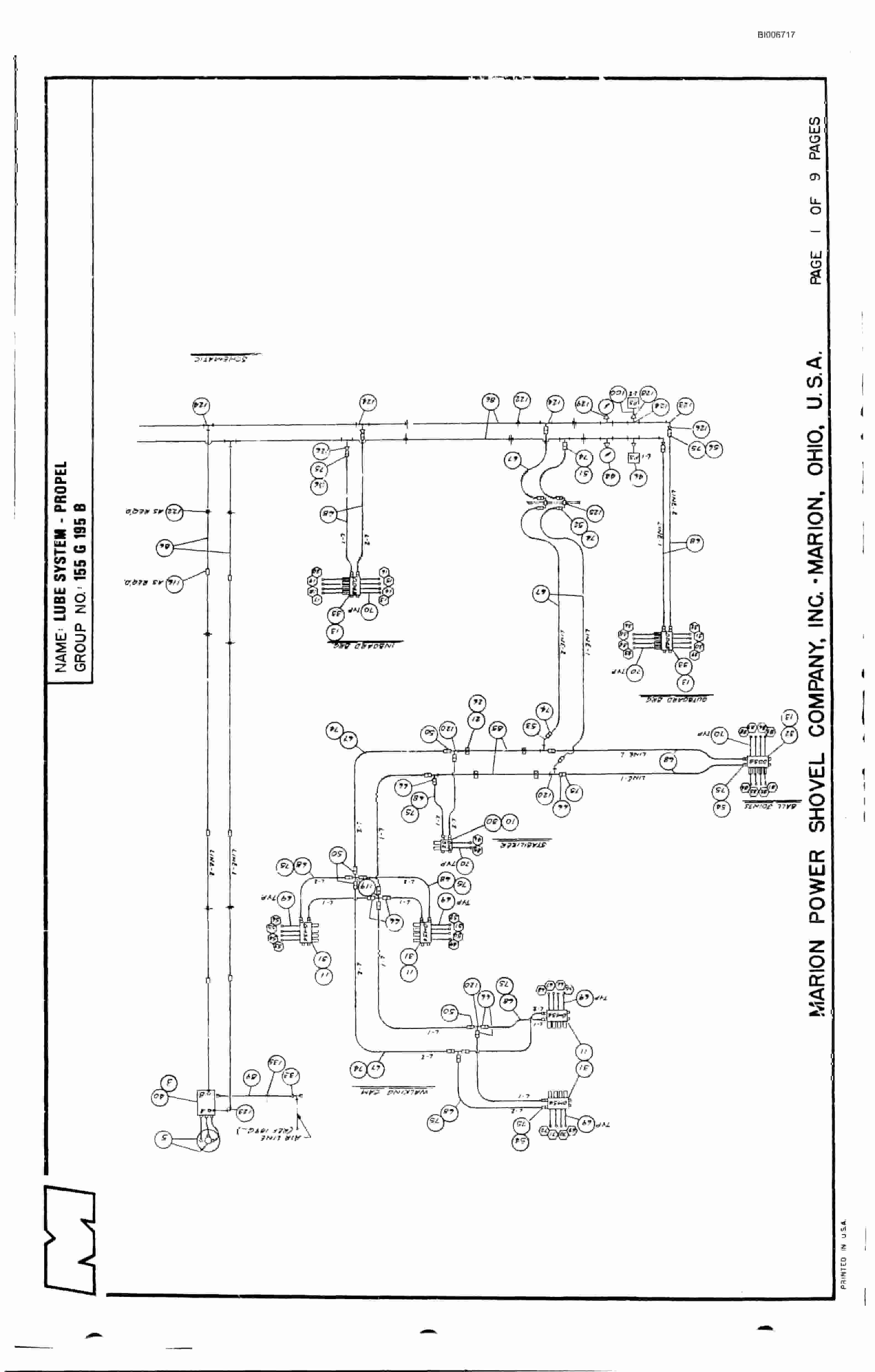 Bucyrus 8050 Parts Catalog BI006717-2