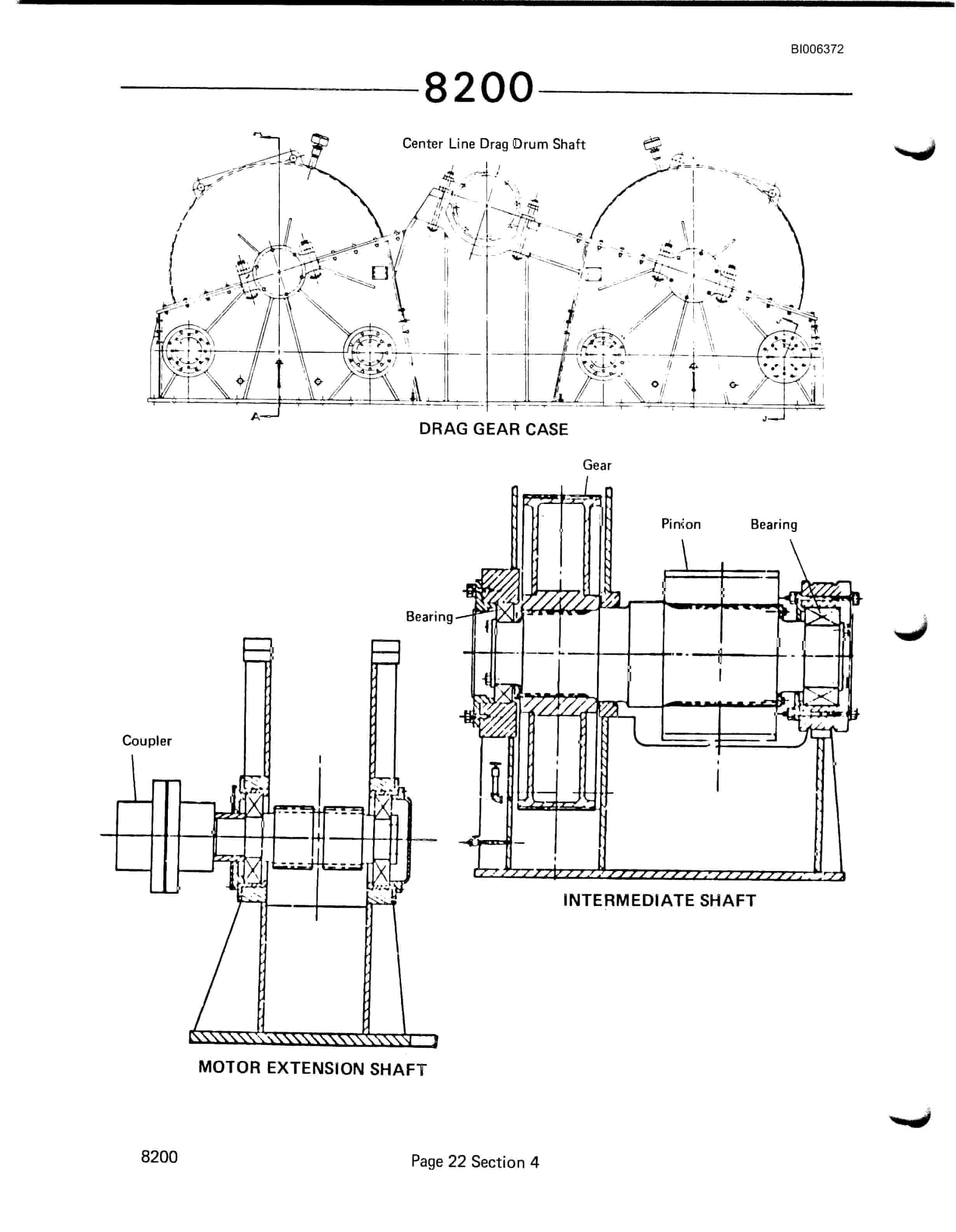 Bucyrus 8200 Dragline Technical Manual BI006372-4