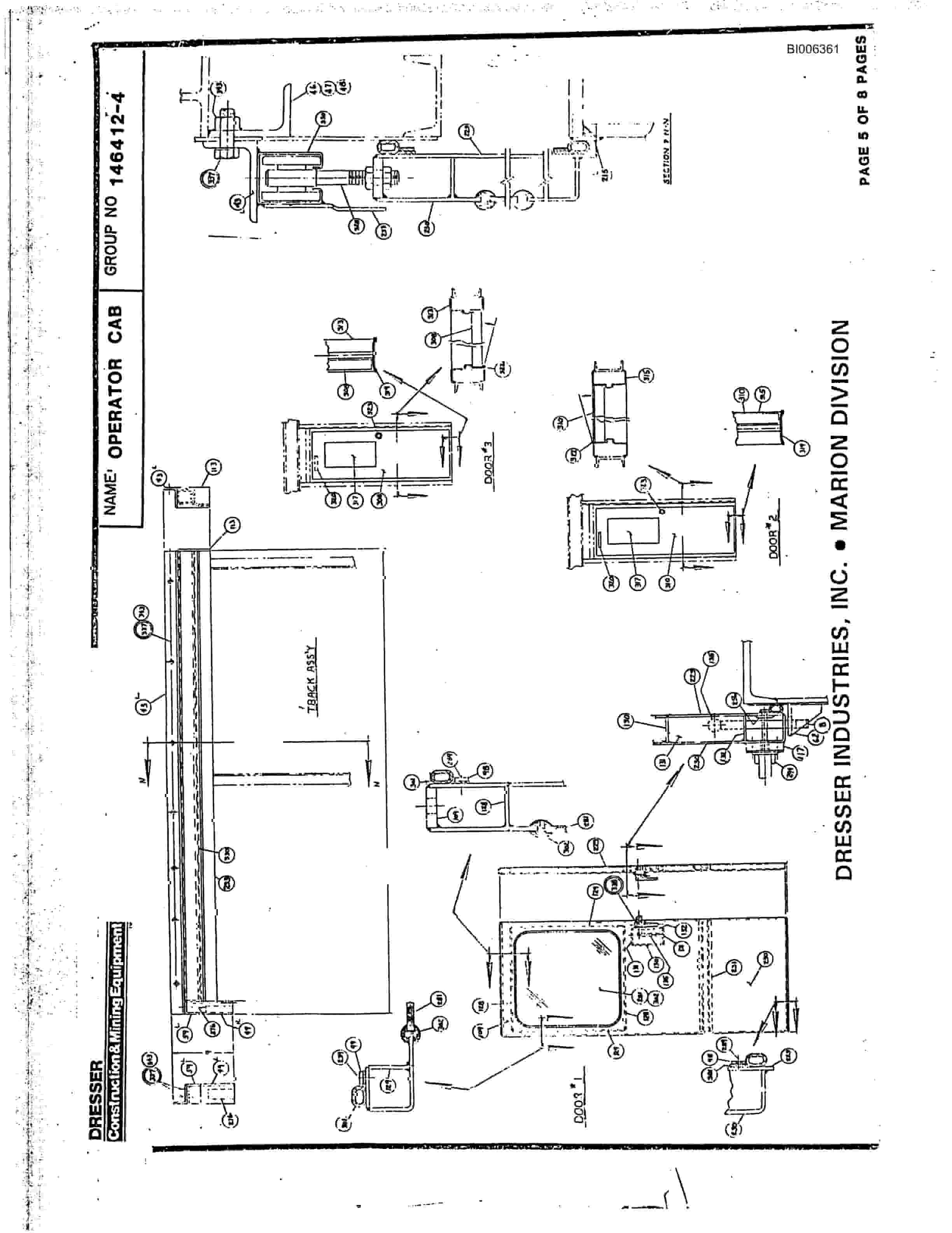 Bucyrus 8200 Parts Catalog BI006361-2
