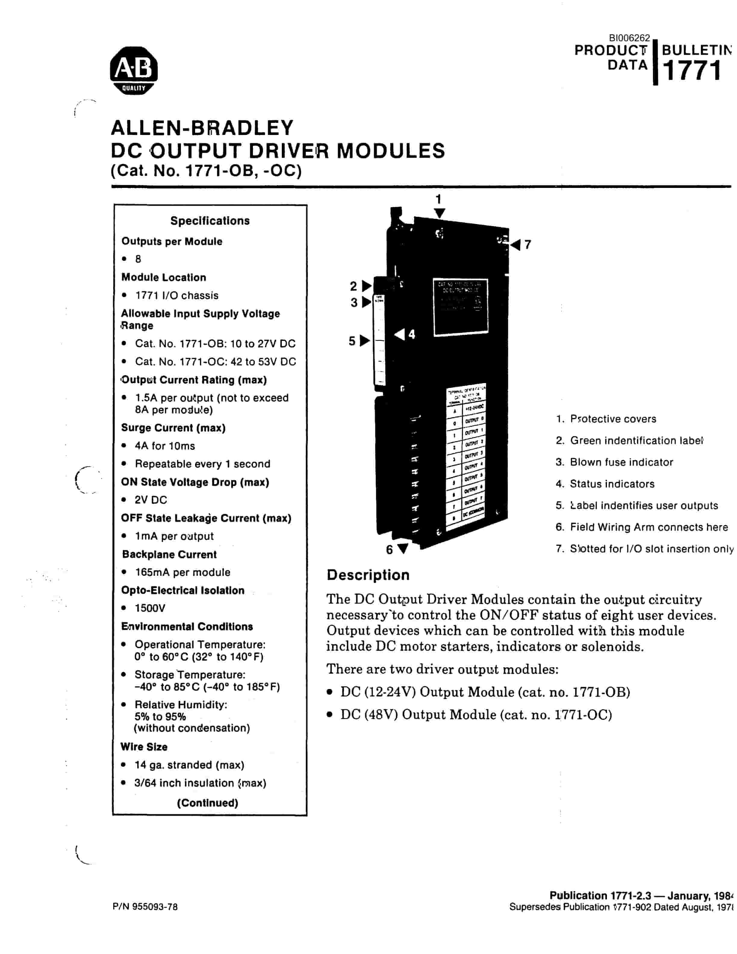 Bucyrus 8200 Technical Manual BI006262-3
