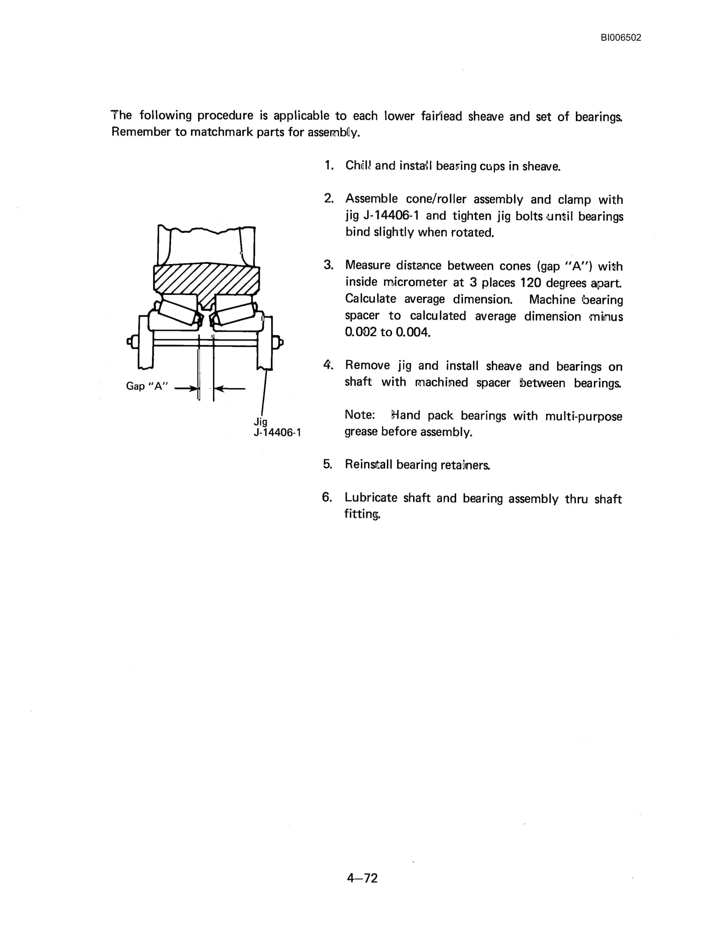 Bucyrus 8200 Walking Dragline Technical Manual BI006502-2
