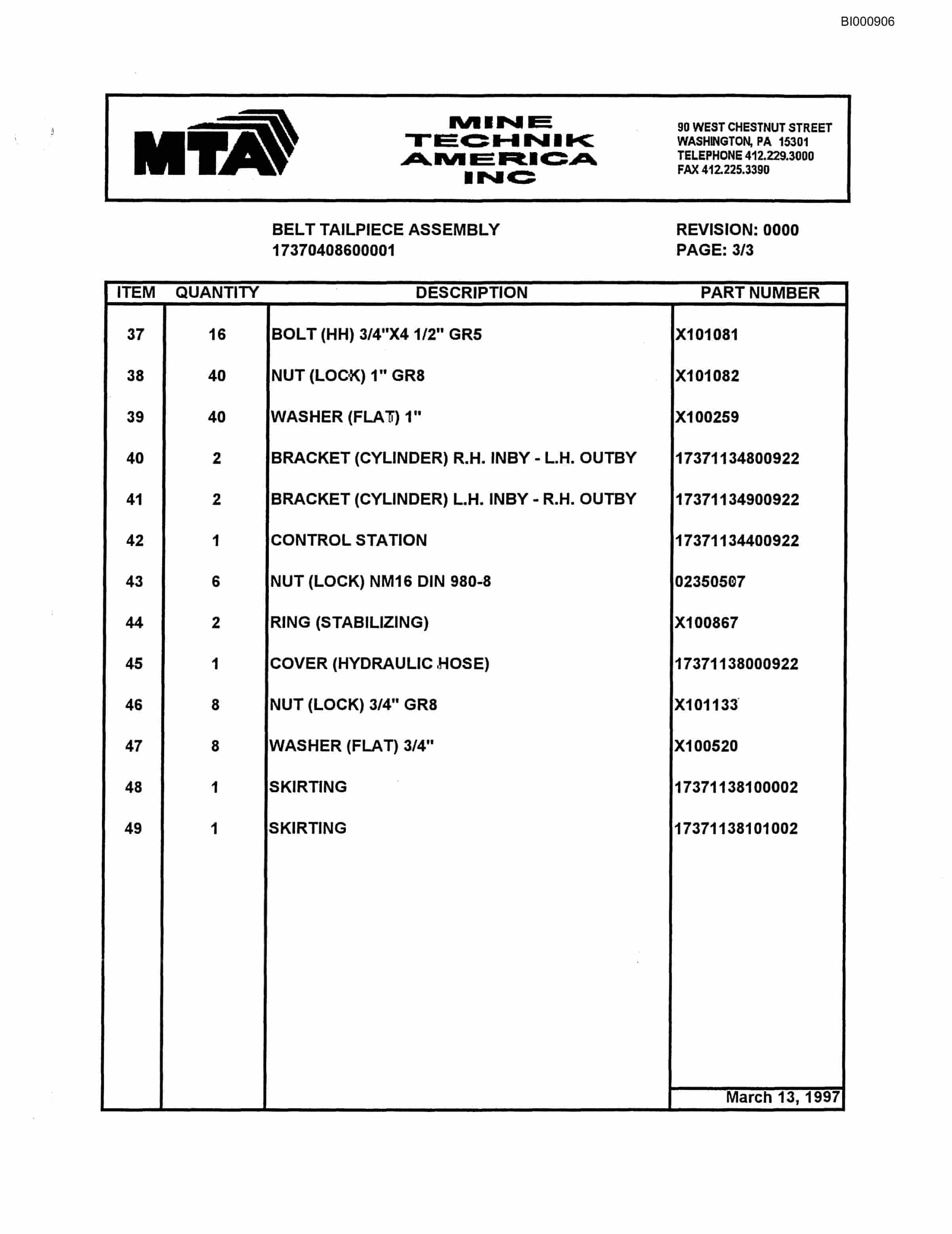 Bucyrus 84 Mining Technical Manual BI000906-4