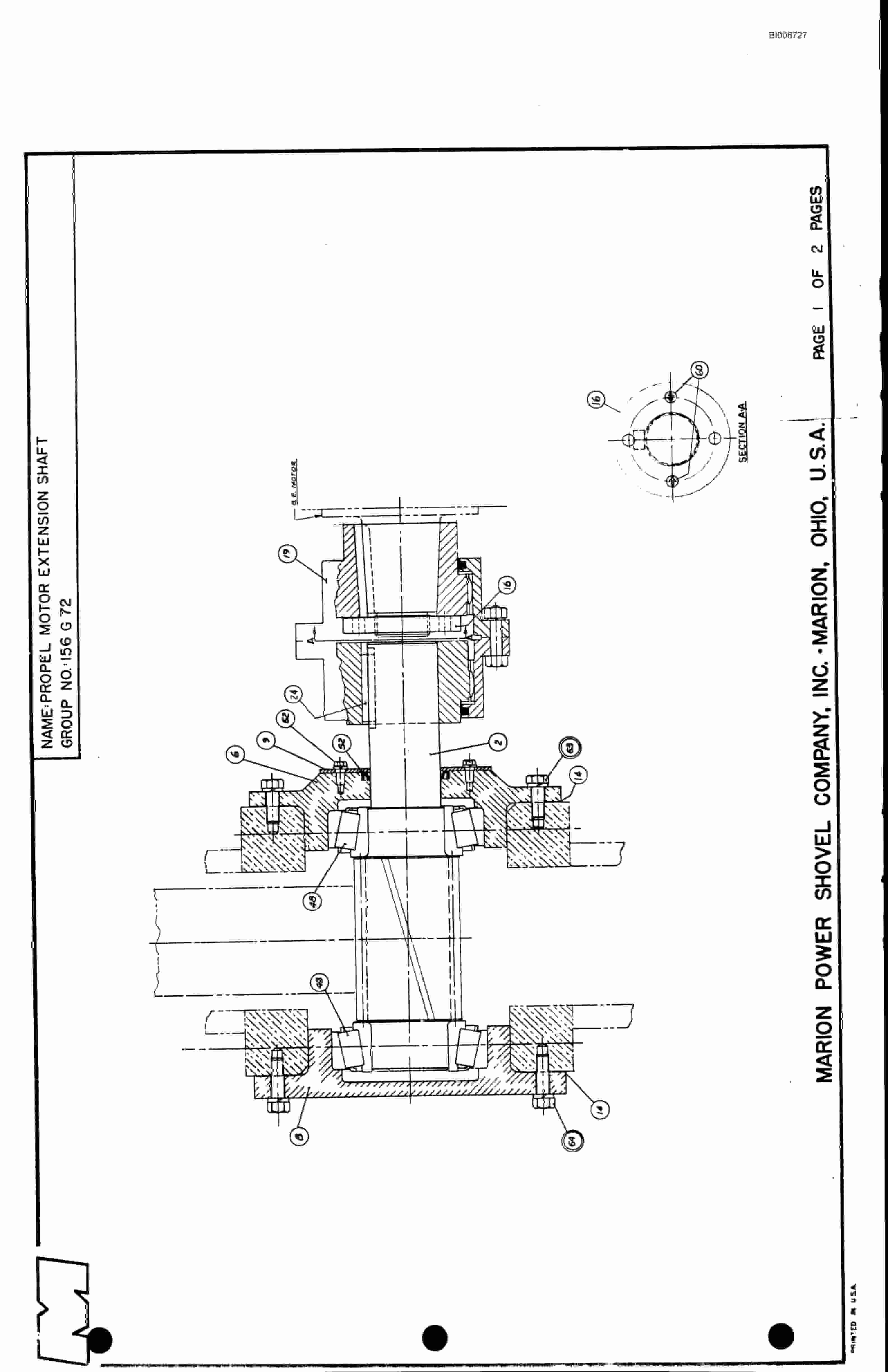 Bucyrus 8400 Parts Catalog BI006727-3
