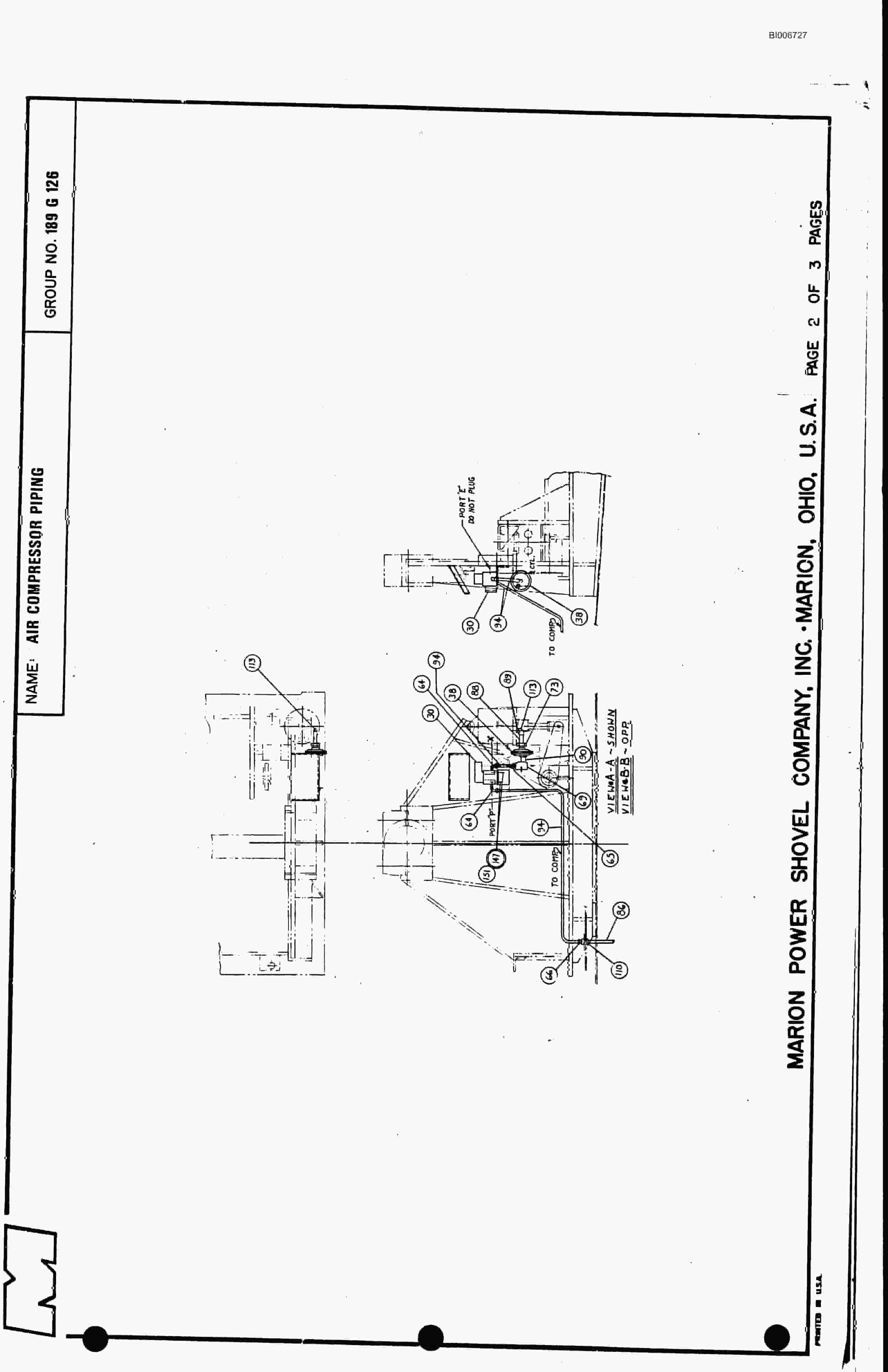 Bucyrus 8400 Parts Catalog BI006727-4