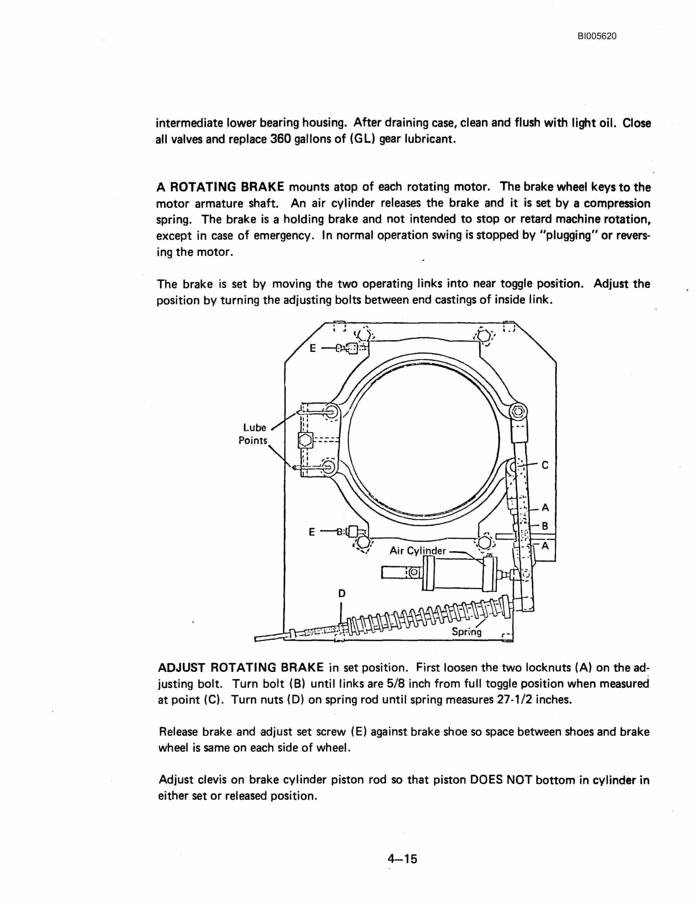 Bucyrus 8750 Dragline Technical Manual BI005620-3