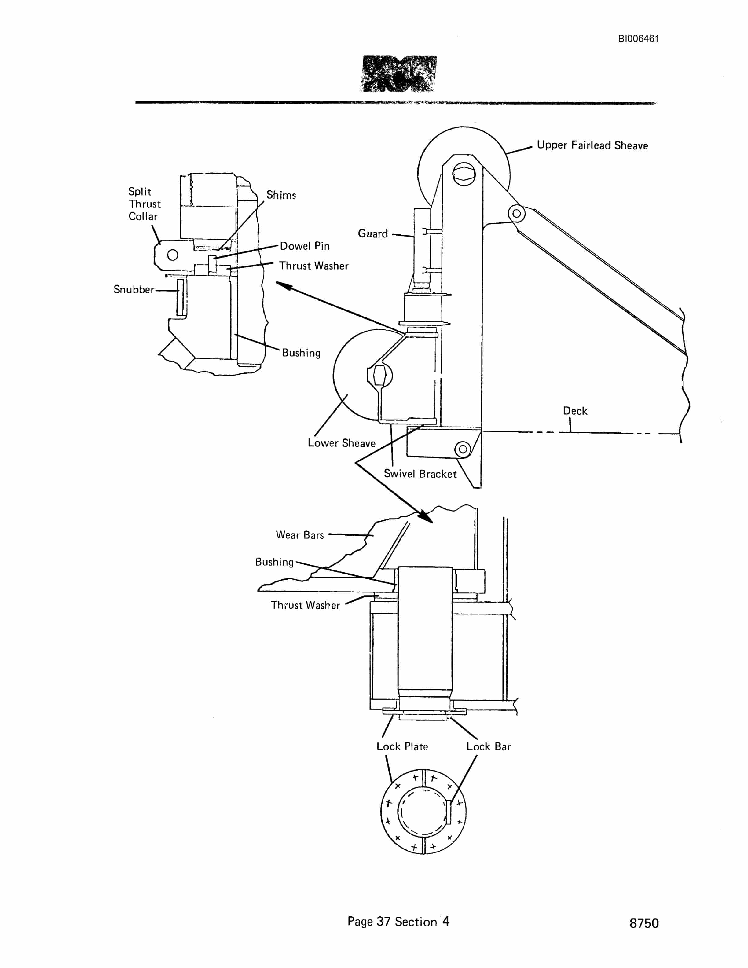Bucyrus 8750 Dragline Technical Manual BI006461-5