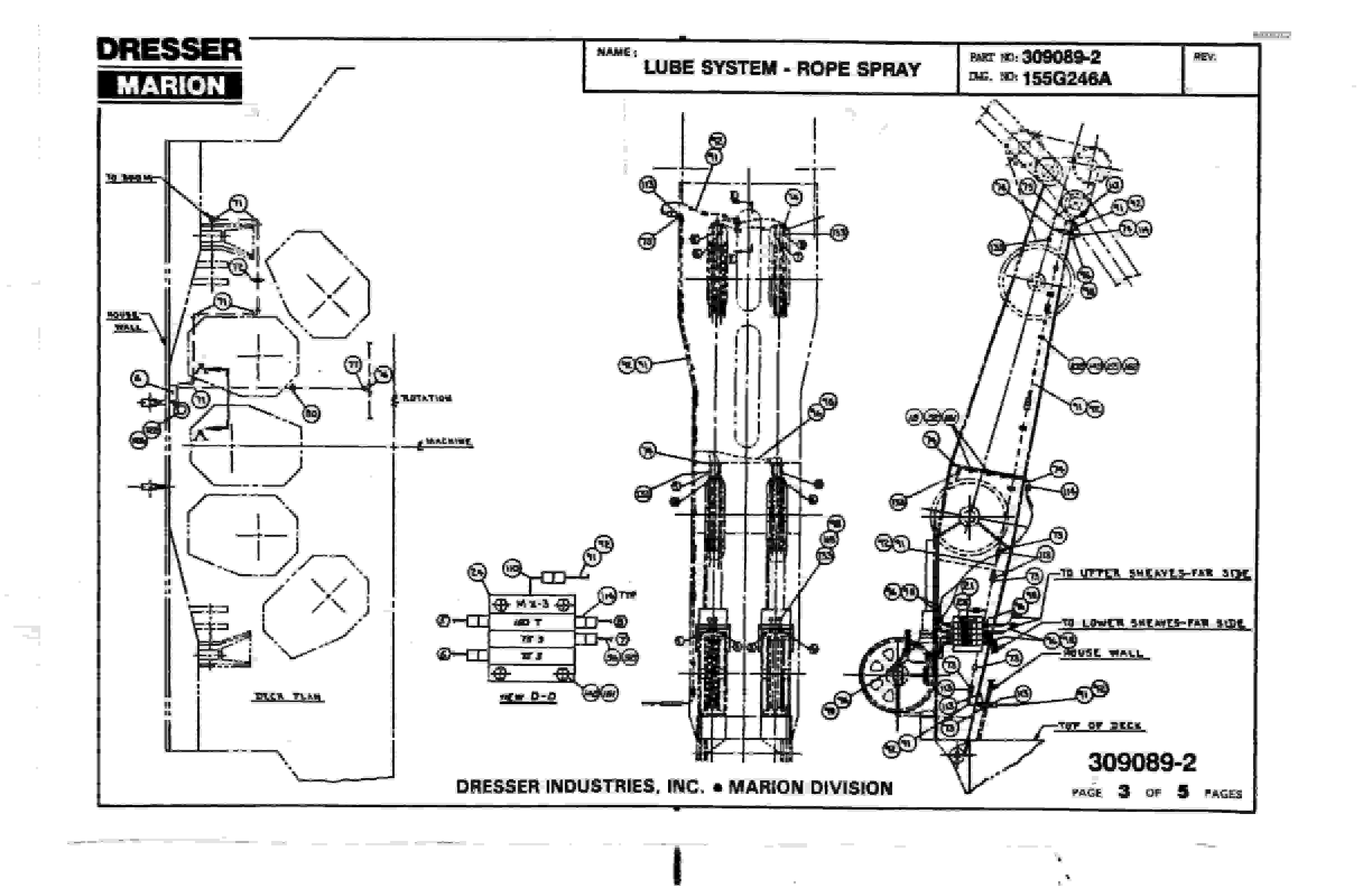 Bucyrus 8750 Walking Dragline Parts Catalog BI006702-5