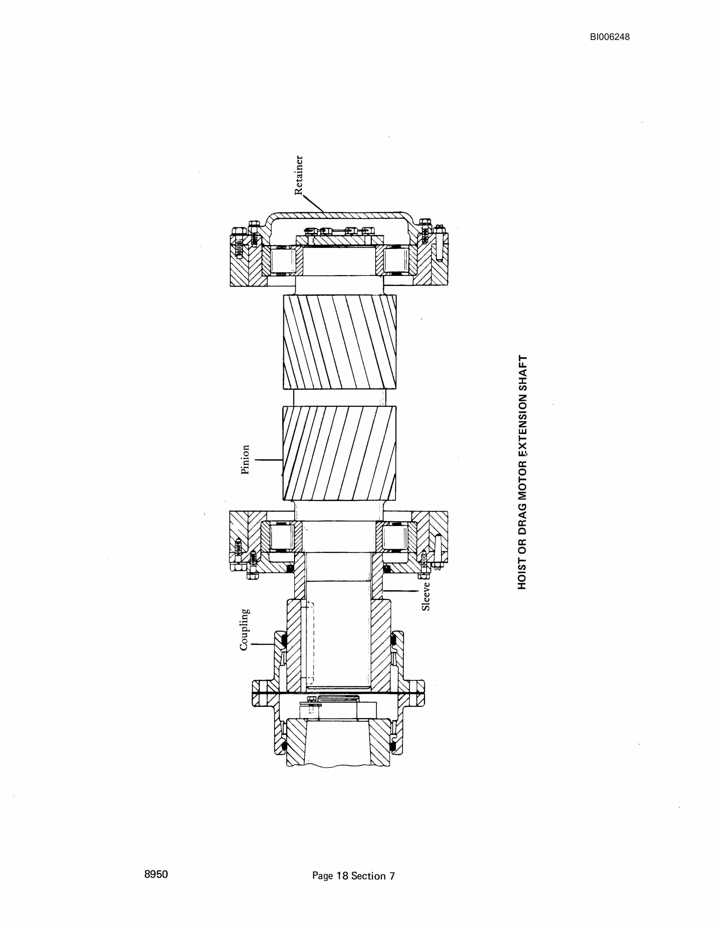Bucyrus 8950 Dragline Technical Manual BI006248-5