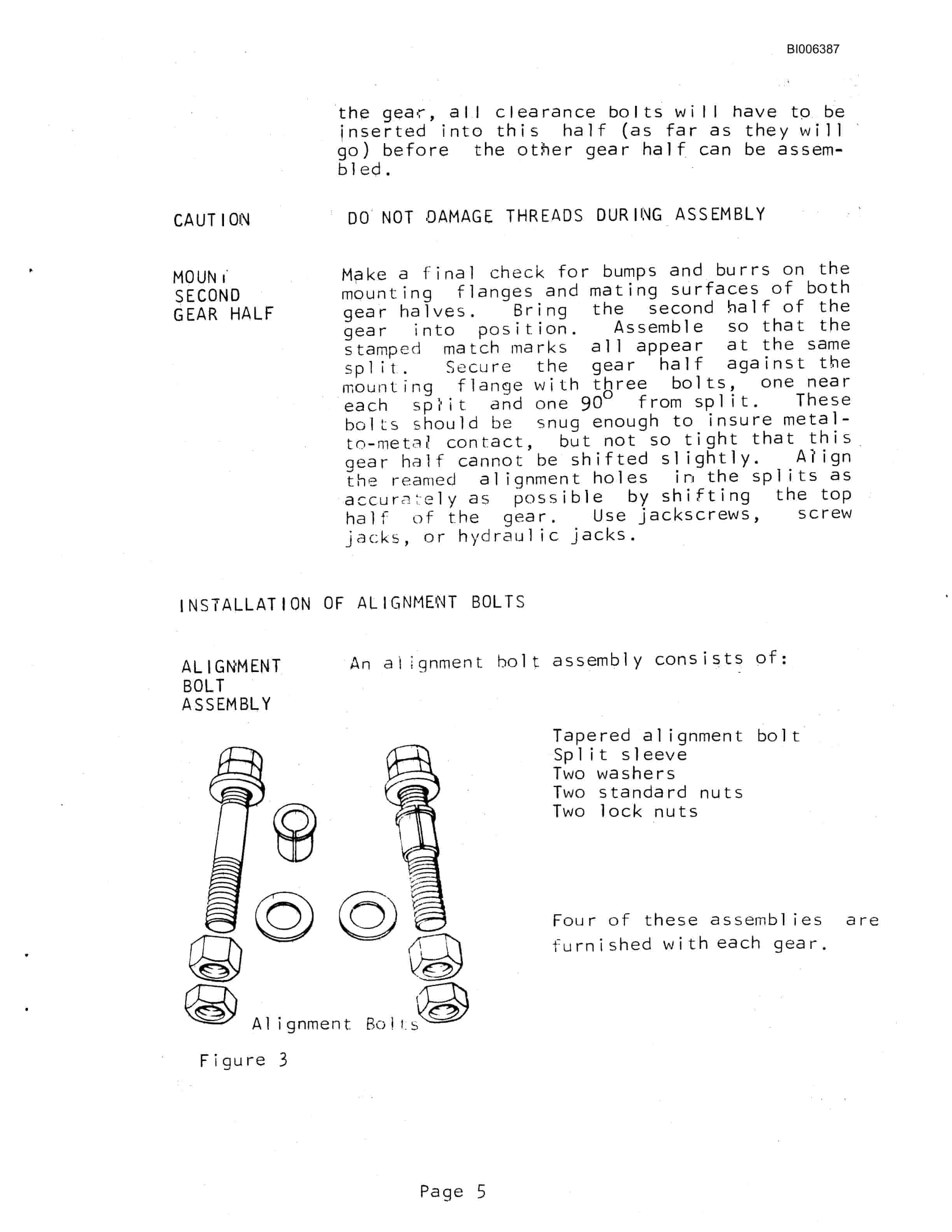 Bucyrus 8950 Dragline Technical Manual BI006387-3