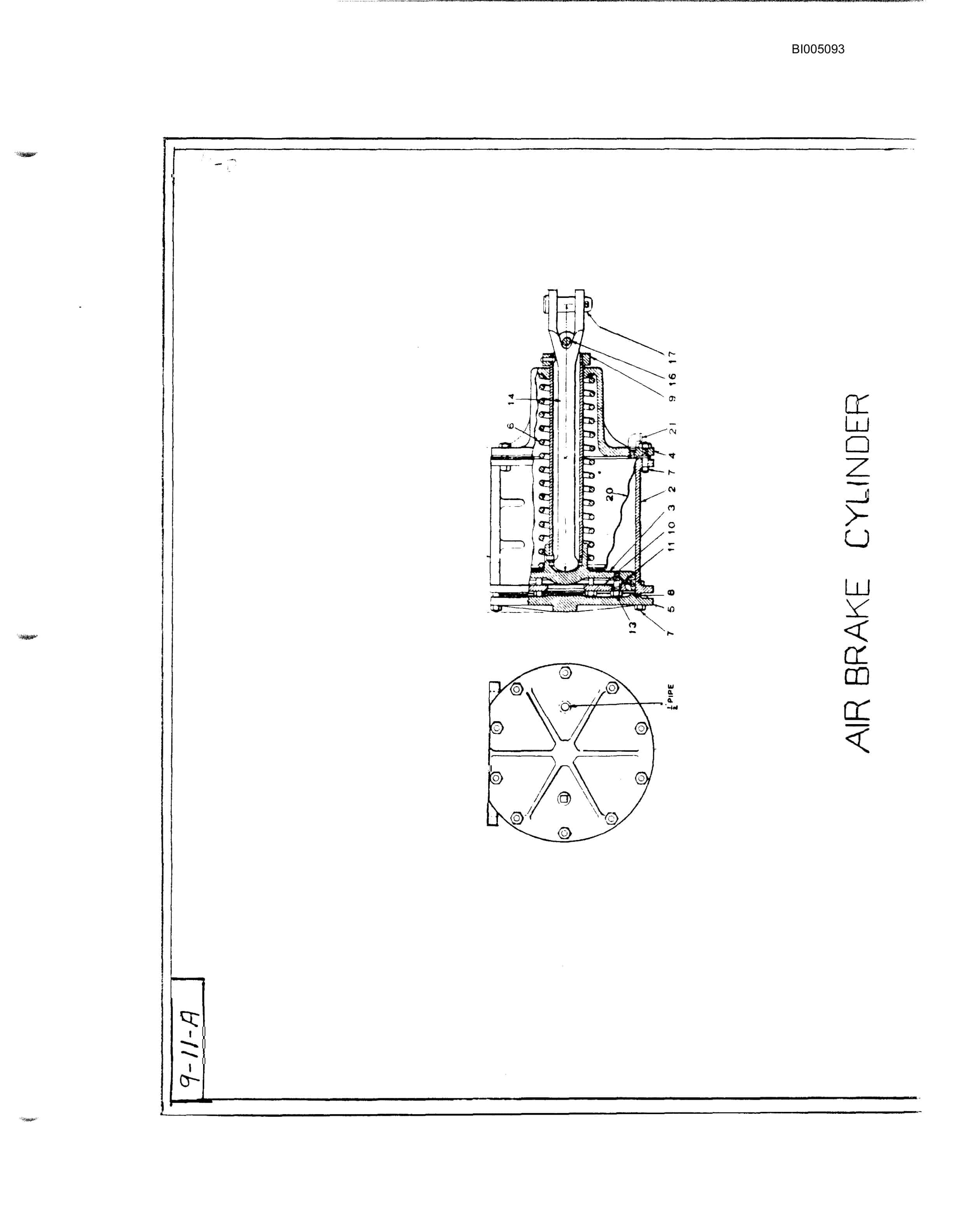 Bucyrus 9W Walking Excavator Parts Catalog BI005093-2
