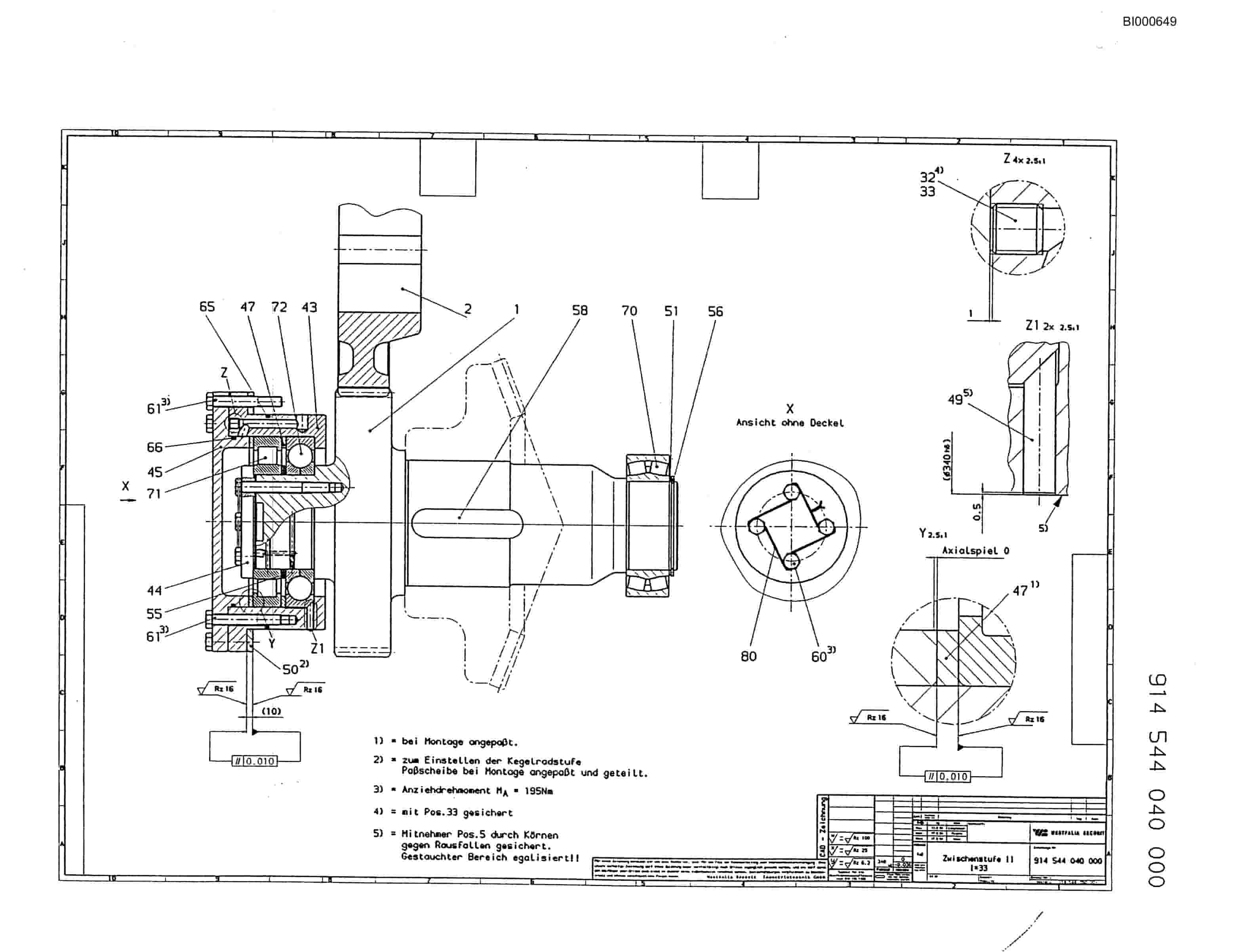 Bucyrus Armored Face Conveyor Parts Catalog BI000649-5