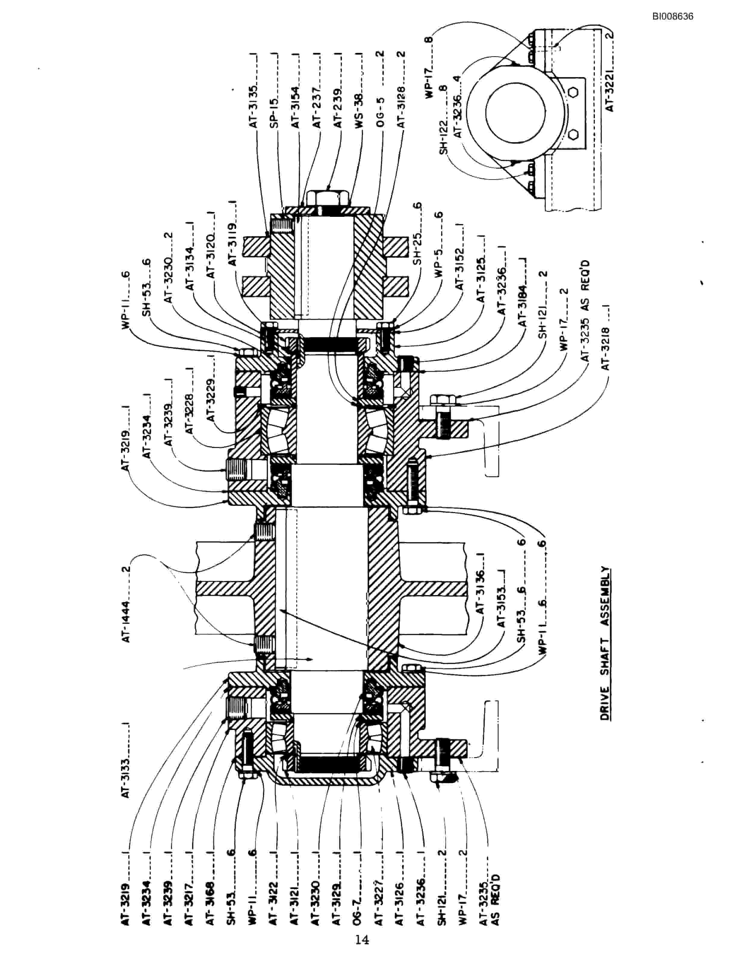 Bucyrus ATD-3000 Air Trac Parts Catalog BI008636-2