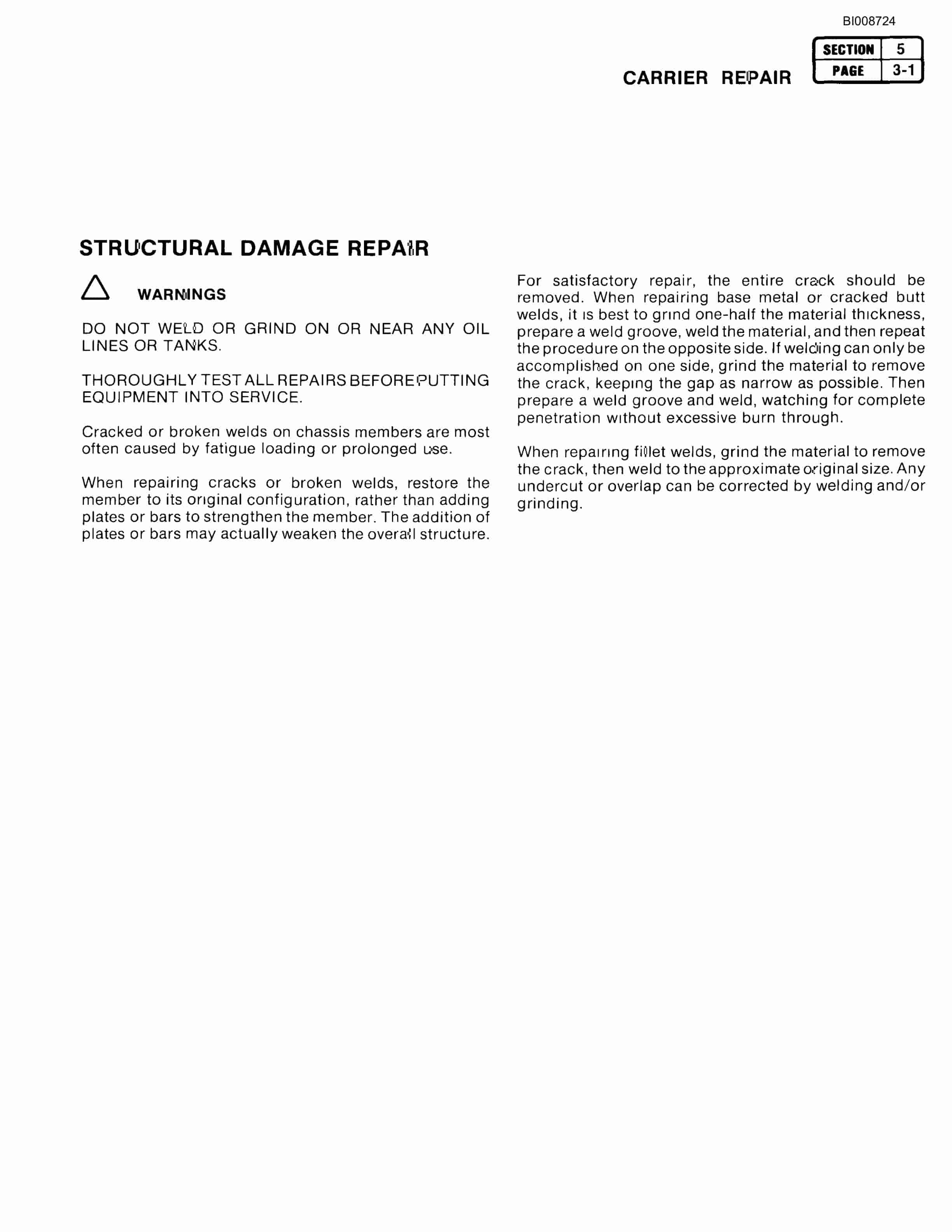 Bucyrus ATD3100A Air Trac Technical Manual BI008724-2