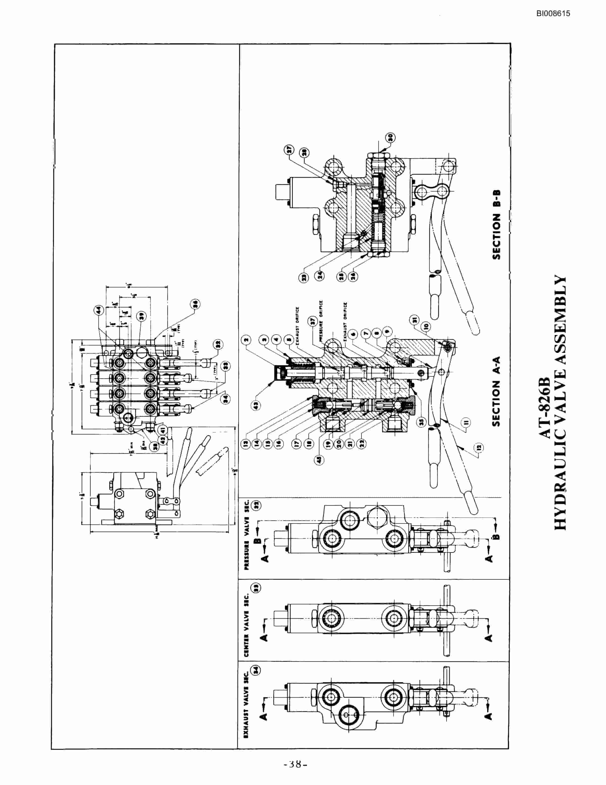 Bucyrus ATD3100B Air Trac Parts Catalog BI008615-3