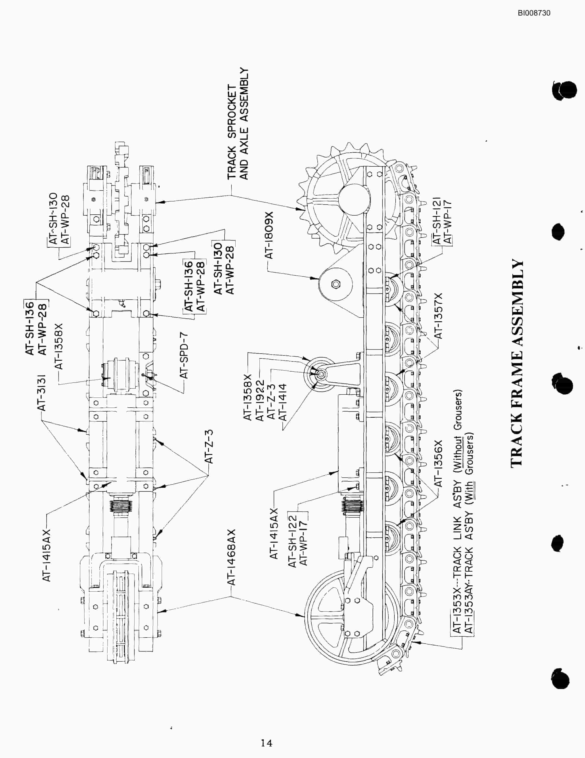 Bucyrus ATD3100B Air Trac Parts Catalog BI008730-4