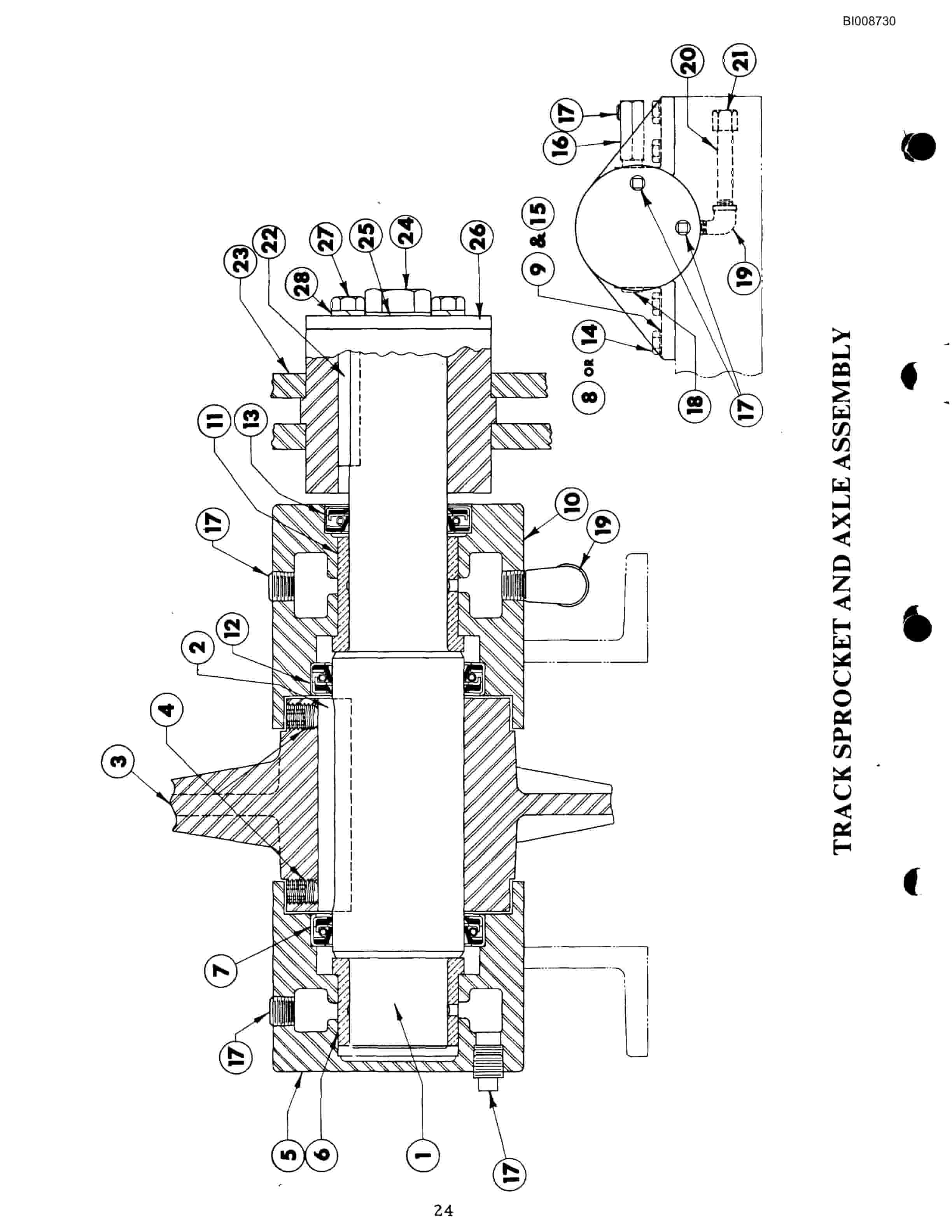 Bucyrus ATD3100B Air Trac Parts Catalog BI008730-5