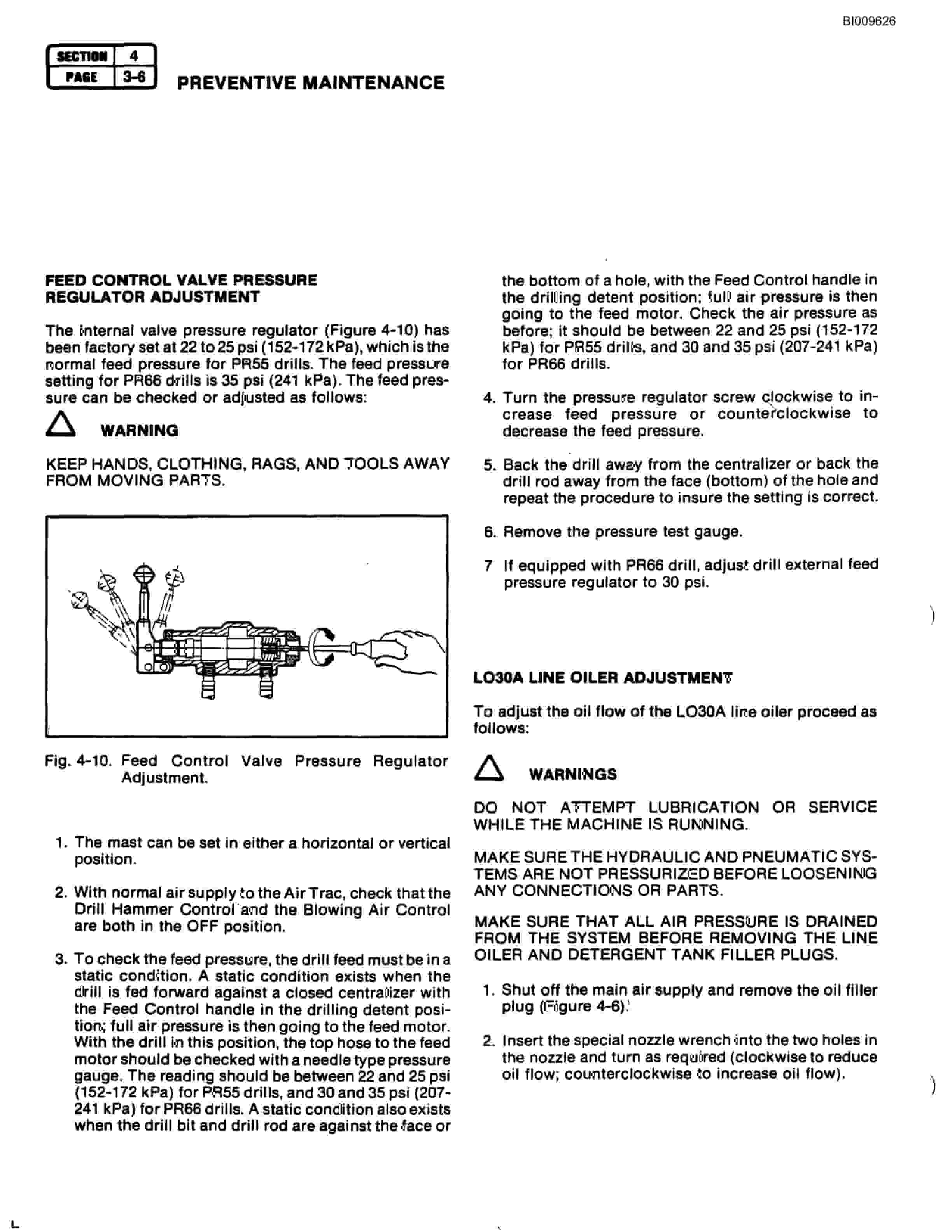 Bucyrus ATD3700A Air Trac Parts Catalog BI009626-2