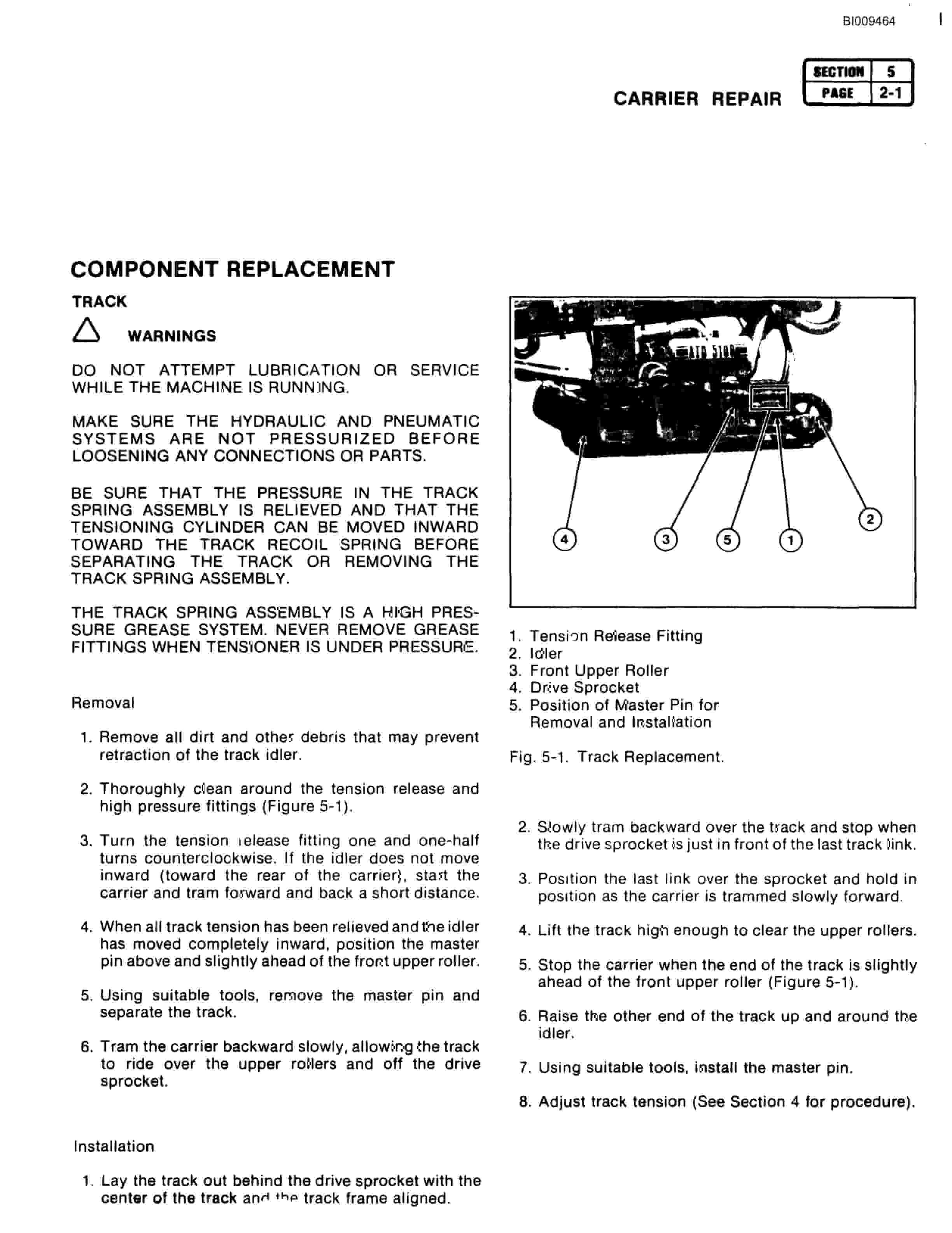 Bucyrus ATD5100 Air Trac Technical Manual BI009464-2